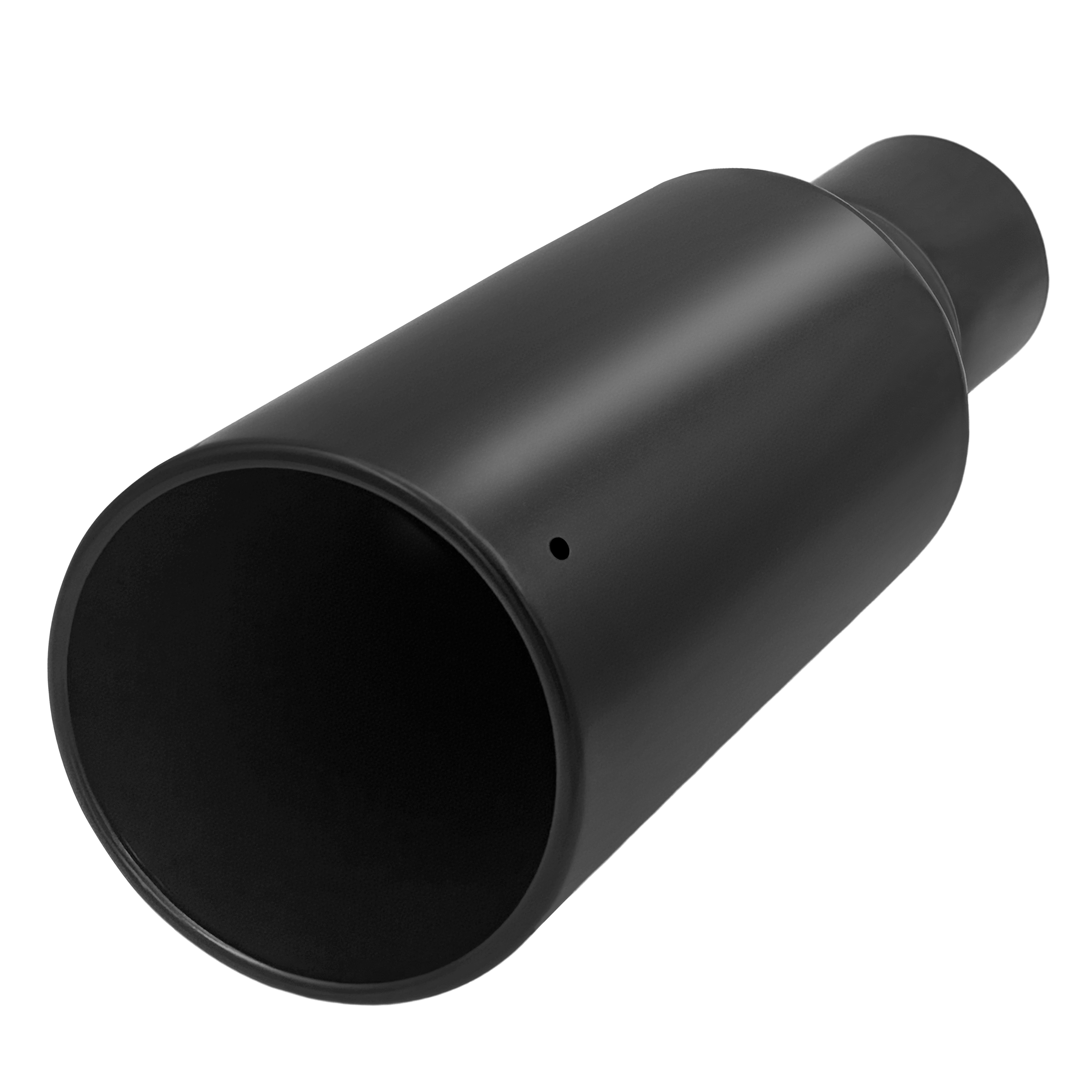 3" Inlet 5" Outlet 12" Length Bolt-On Exhaust Tip Black