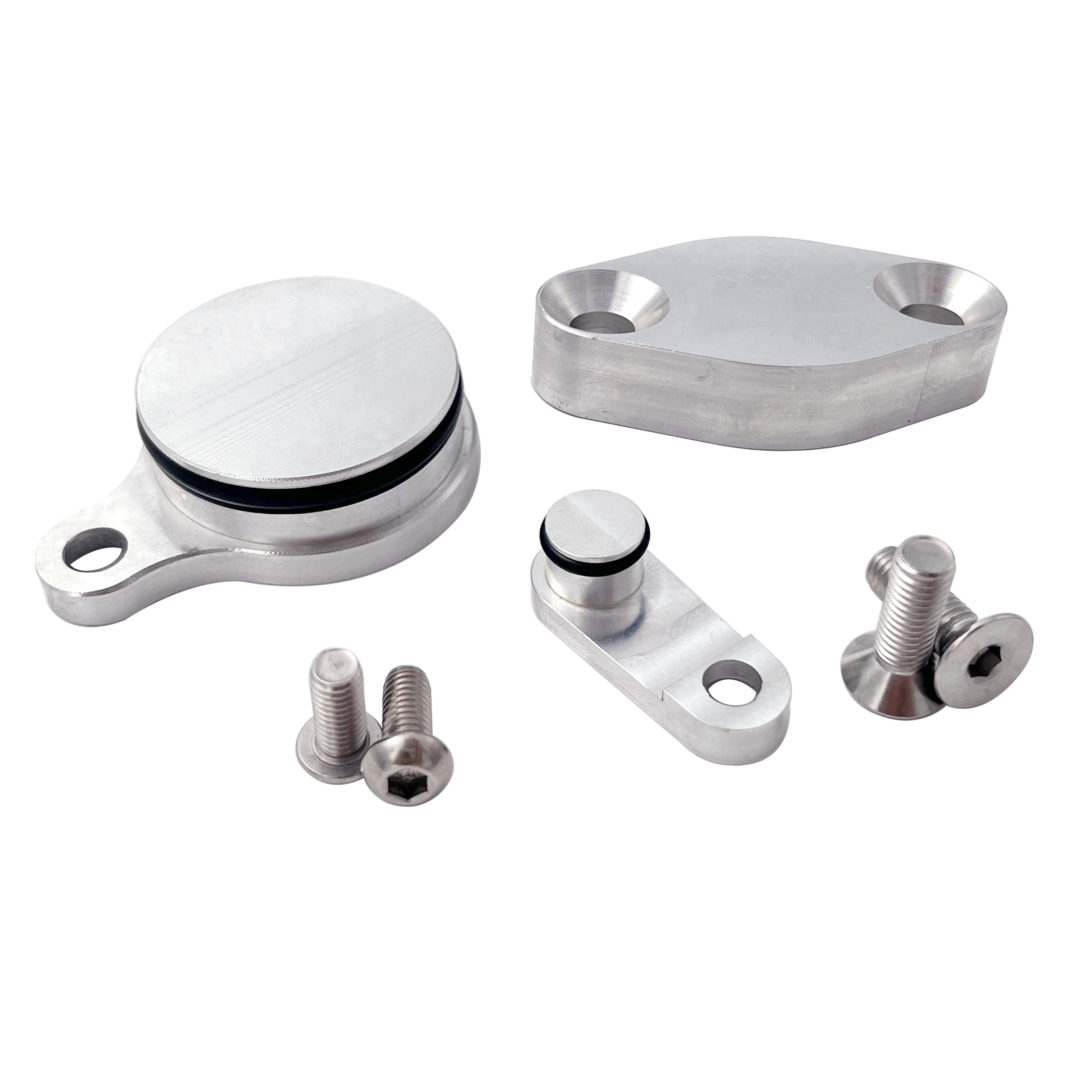 5.3L 6.0L LS EGR+EVAP Valve Block Off Plates Kit Purge Solenoid Plug Intake/Exhaust LM7 Generic