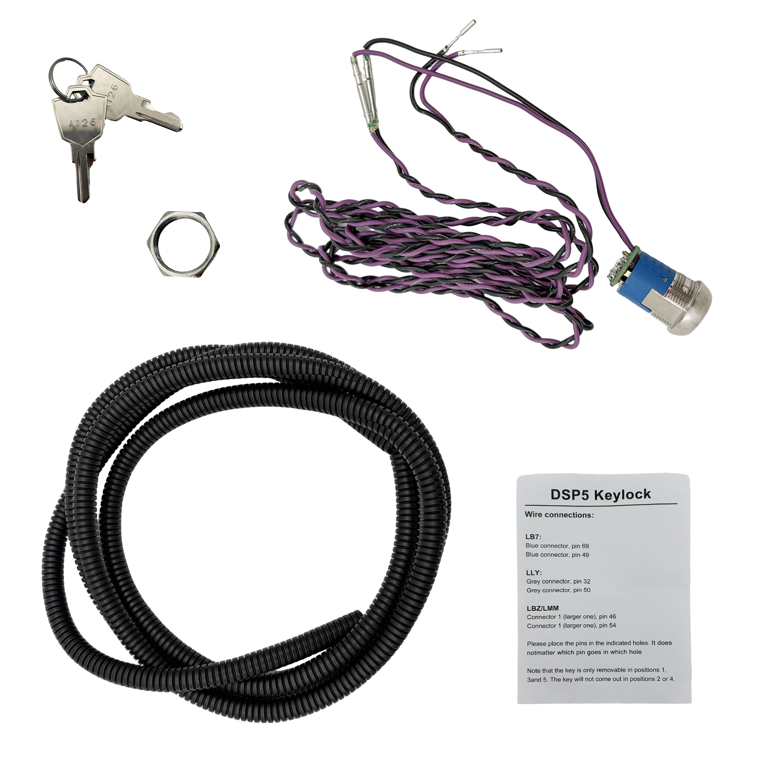 2004.5-2005 Chevy GMC Duramax LLY Key Lock SOTF Switch