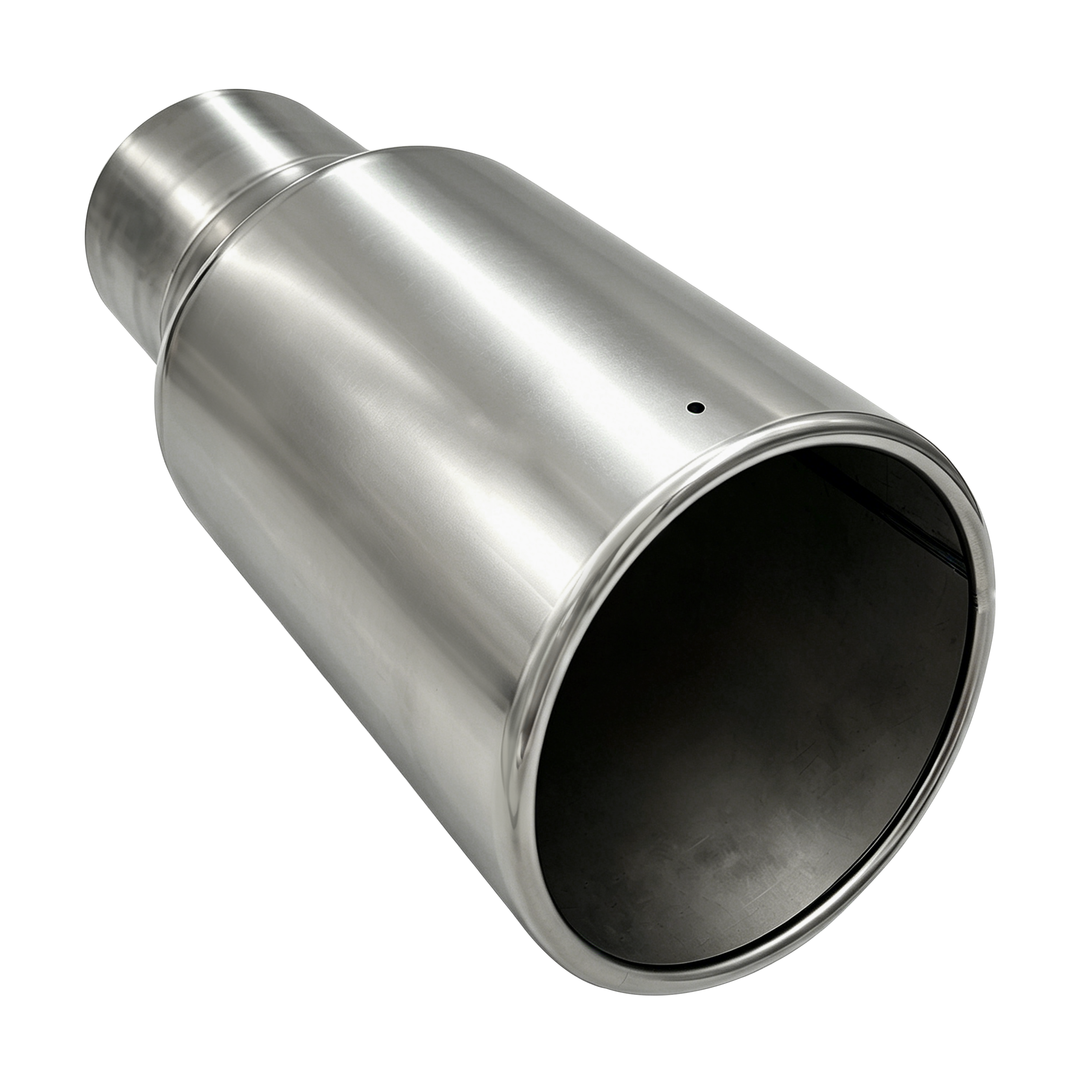 4" Inlet 6" Outlet 12" Length Stainless Steel Bolt-On Exhaust Tip