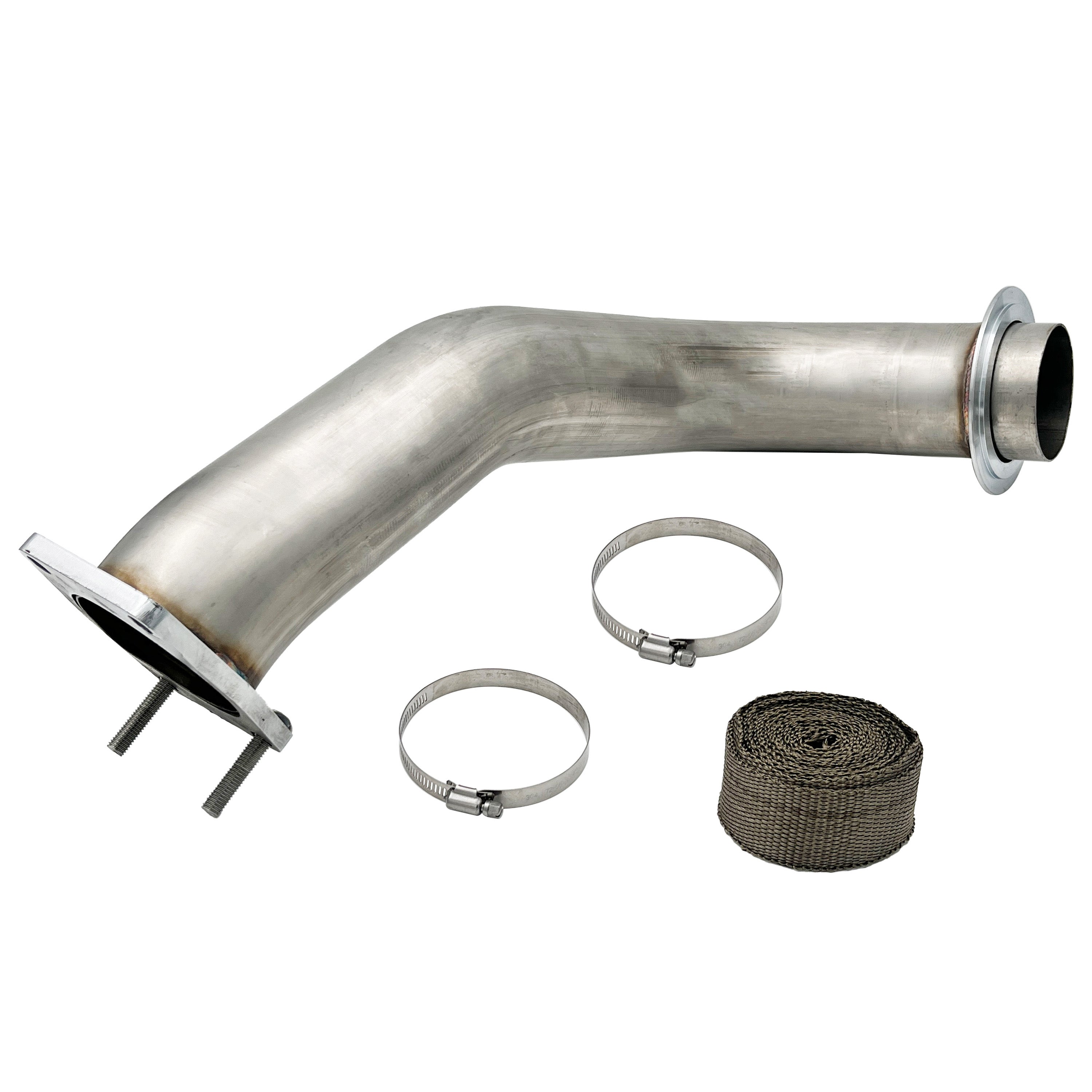2017-2023 6.6L Duramax 4" DPF pipe & 3.5" Downpipe w/EGR Delete kit
