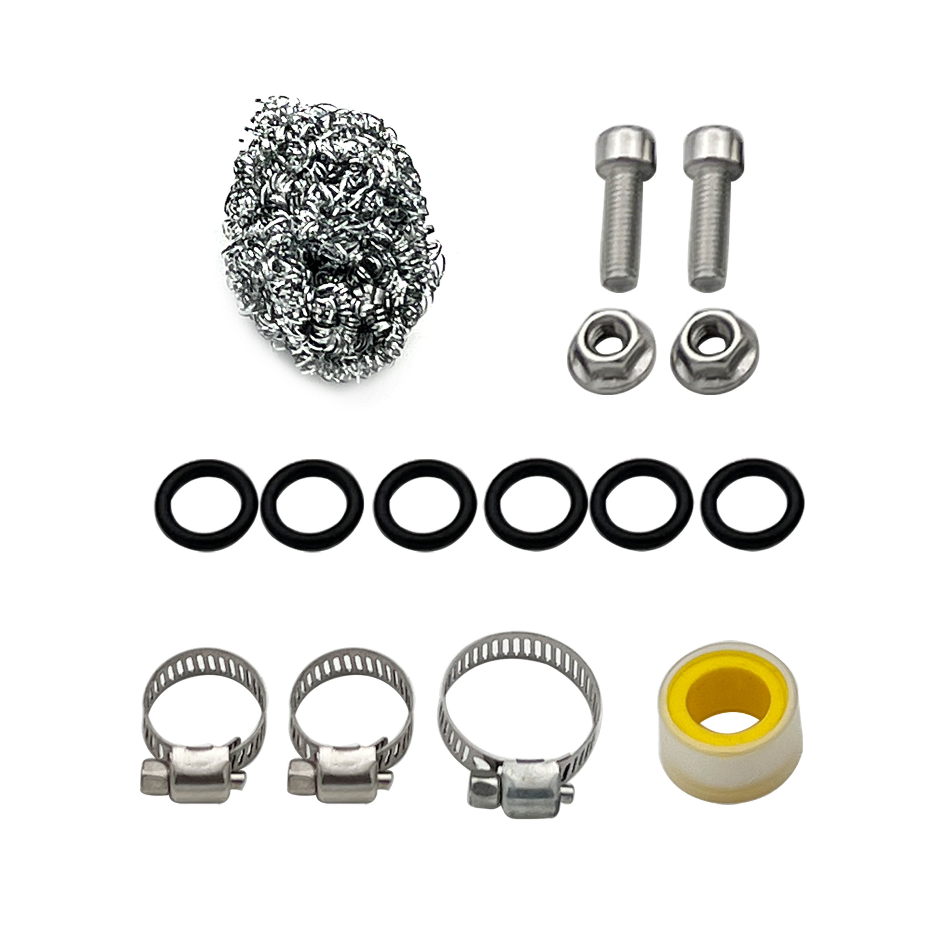 Oil Catch Reservoir Breather Can Tank with Filter Cylinder Aluminum Universal