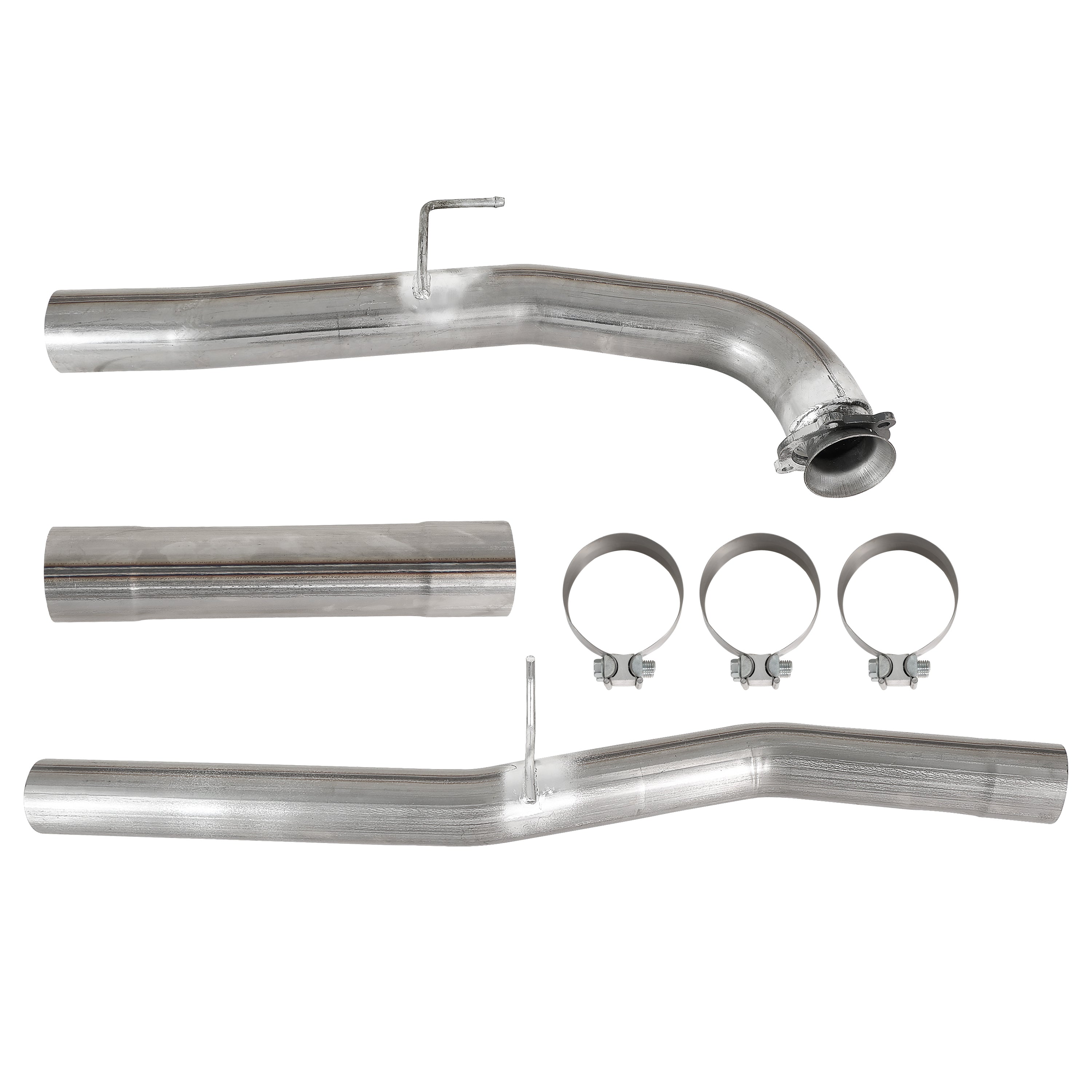 2017-2023 6.6L Chevy GMC Duramax L5P 4" DPF & CAT Delete Race Pipe