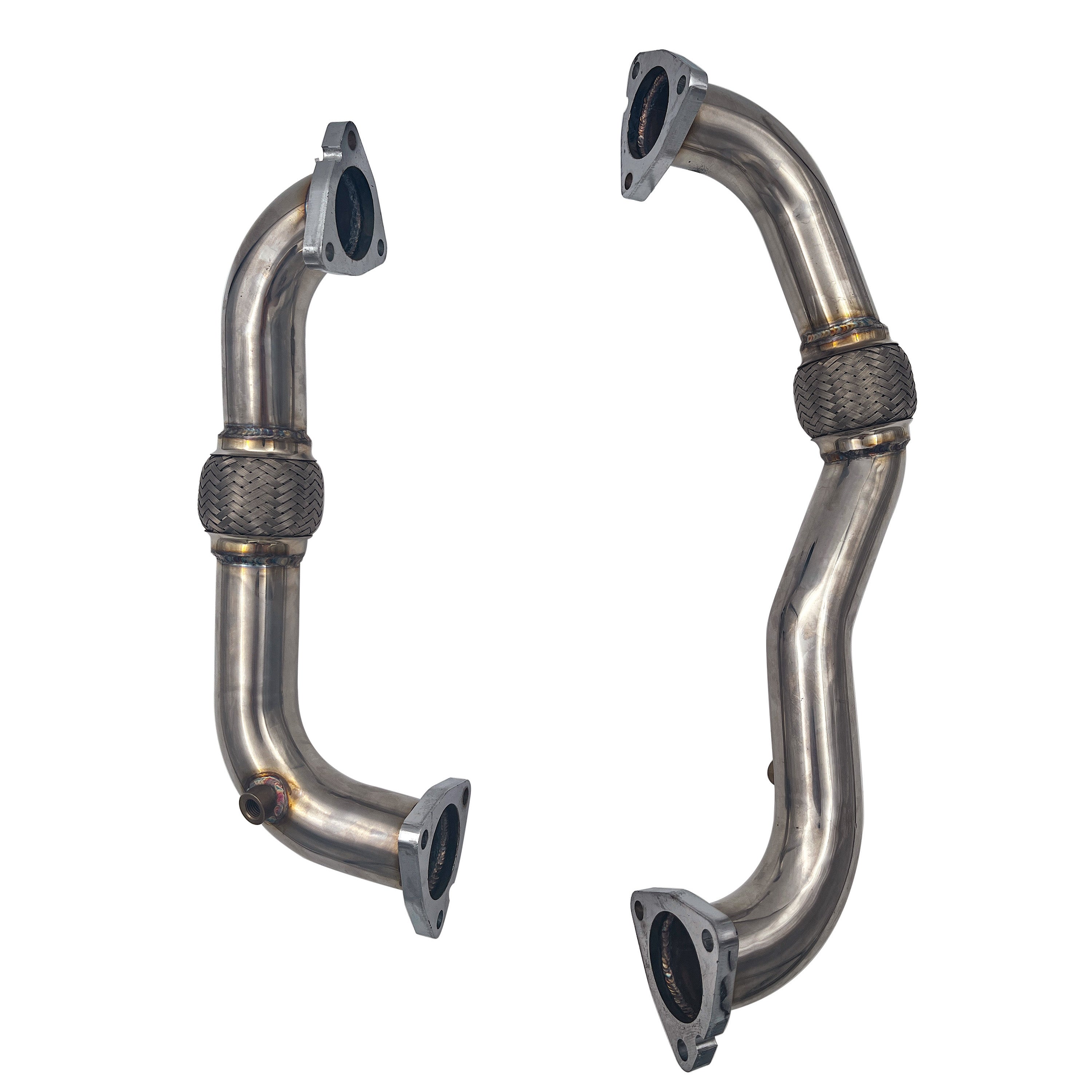 2008-2010 6.4L Ford Powerstork Exhaust Up Pipes & EGR Coolant Filter delete kit
