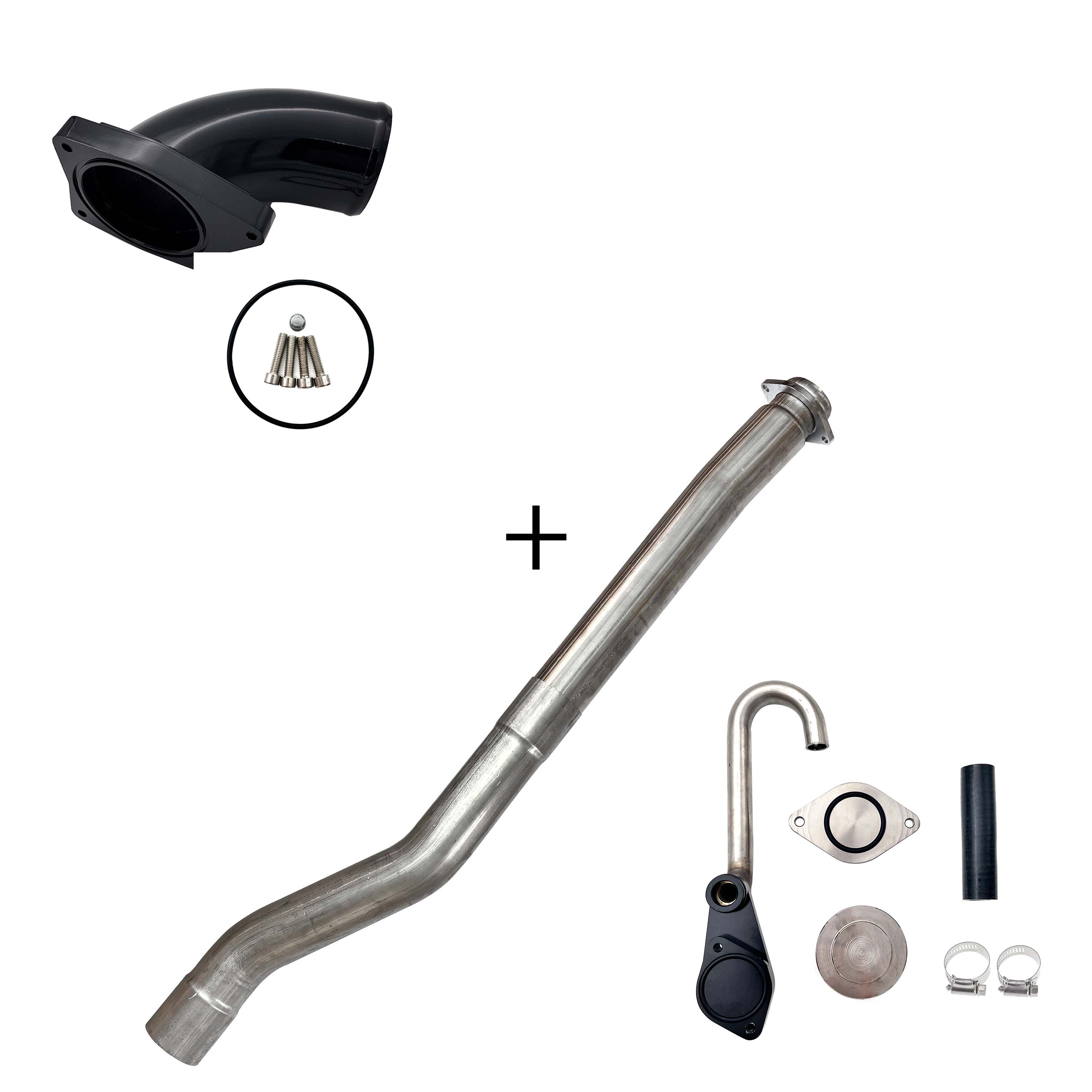 2003-2007 6.0L Ford Powerstroke Cat & Muffler/EGR/CCV/Up-Pipe Upgrade Kit