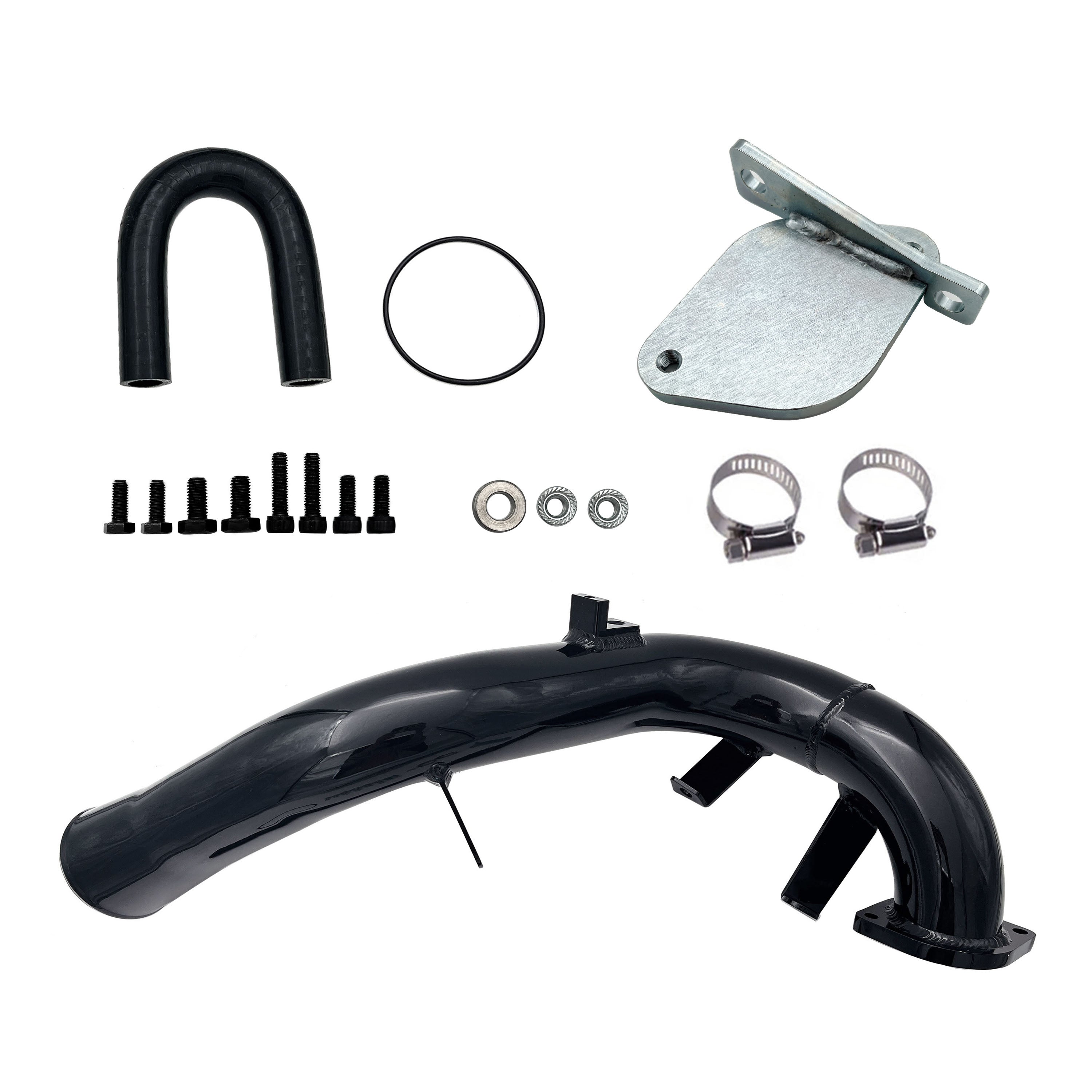 2007-2010 6.6L Duramax LMM EGR Delete Kit High Flow Intake Elbow Pipe Tube
