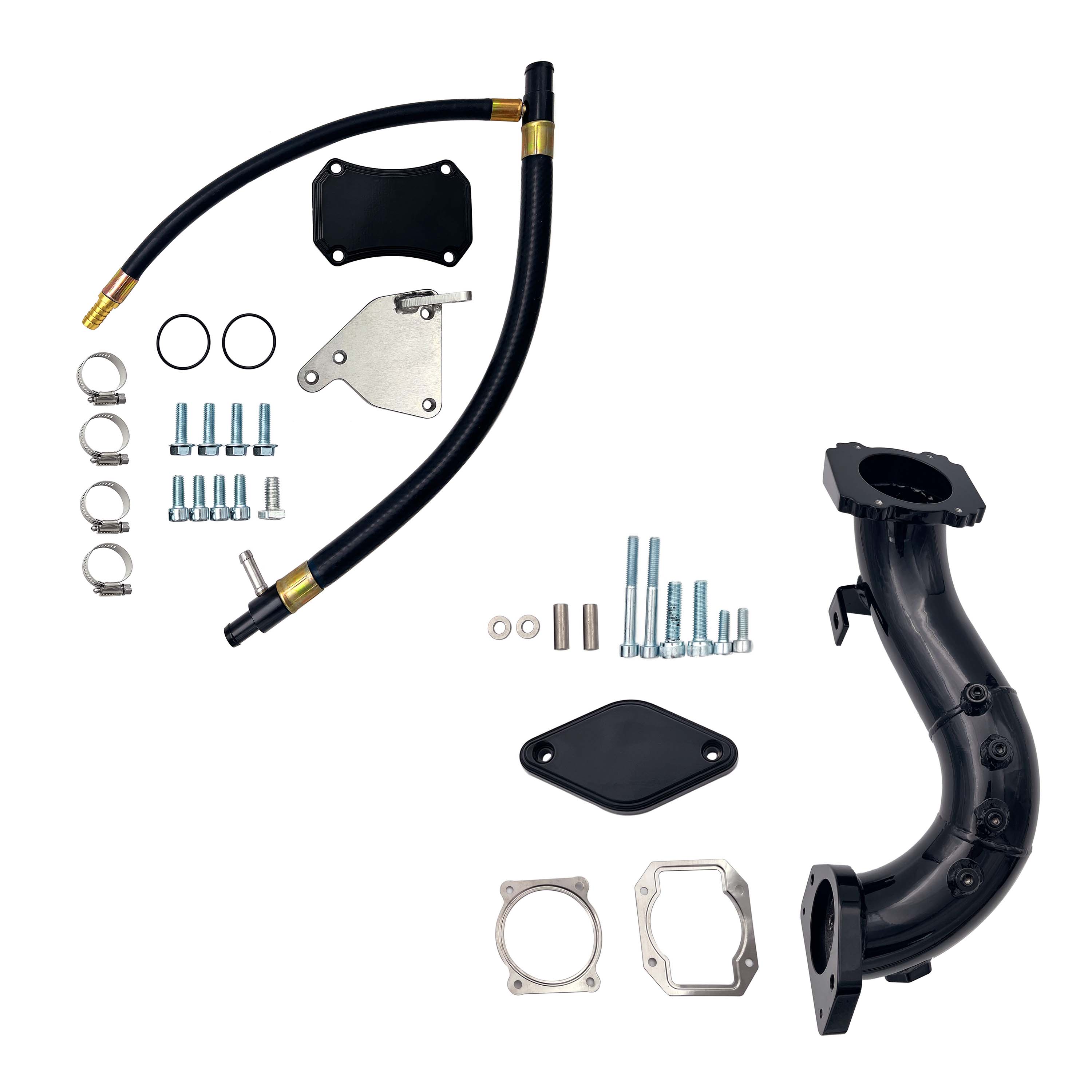 2011-2015 6.6L Duramax LML Diesel Intake Elbow Bridge & EGR Cooler Delete Kit
