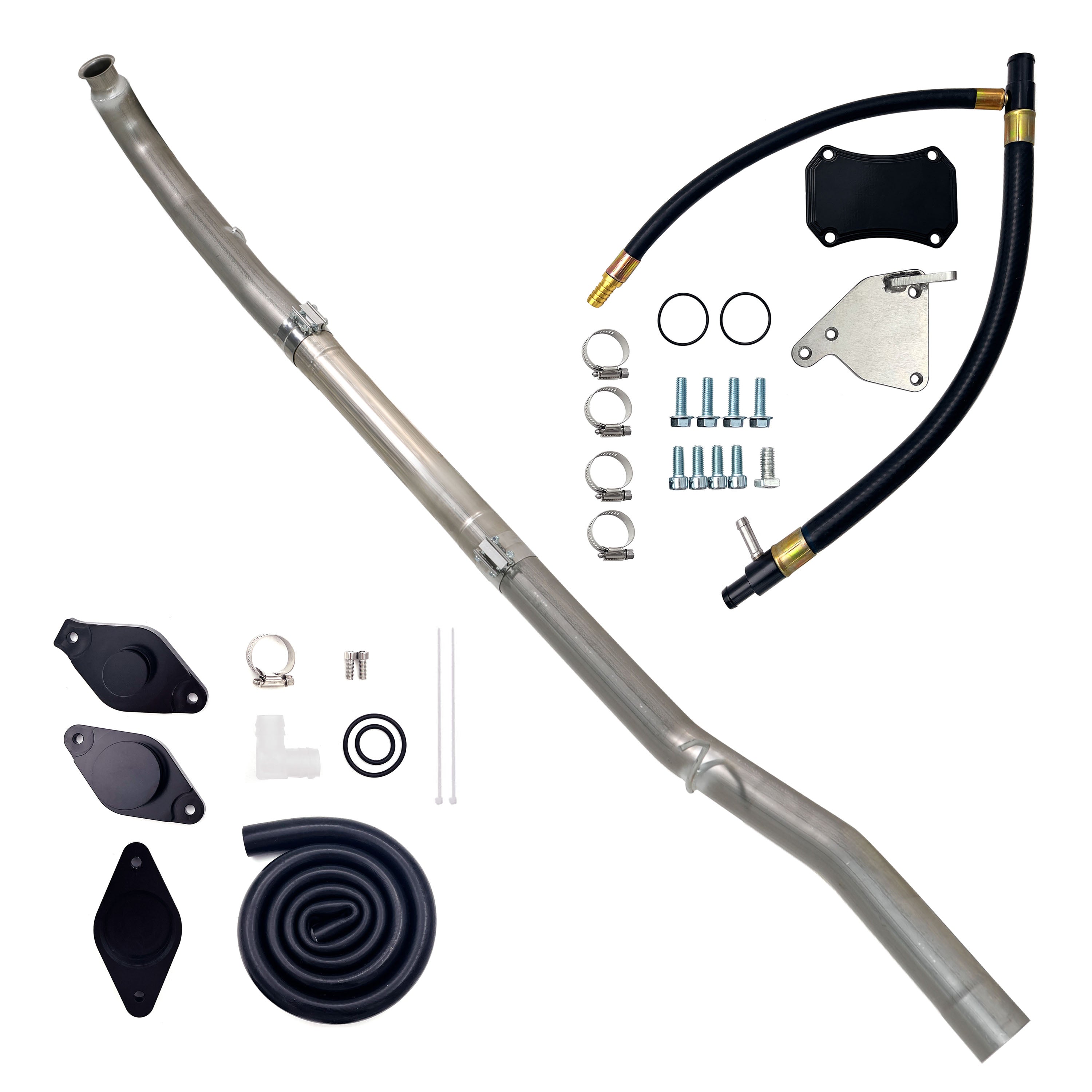 2011-2015.5 6.6L Duramax LML 4" DPF & CAT/CCV/EGR Delete Kit