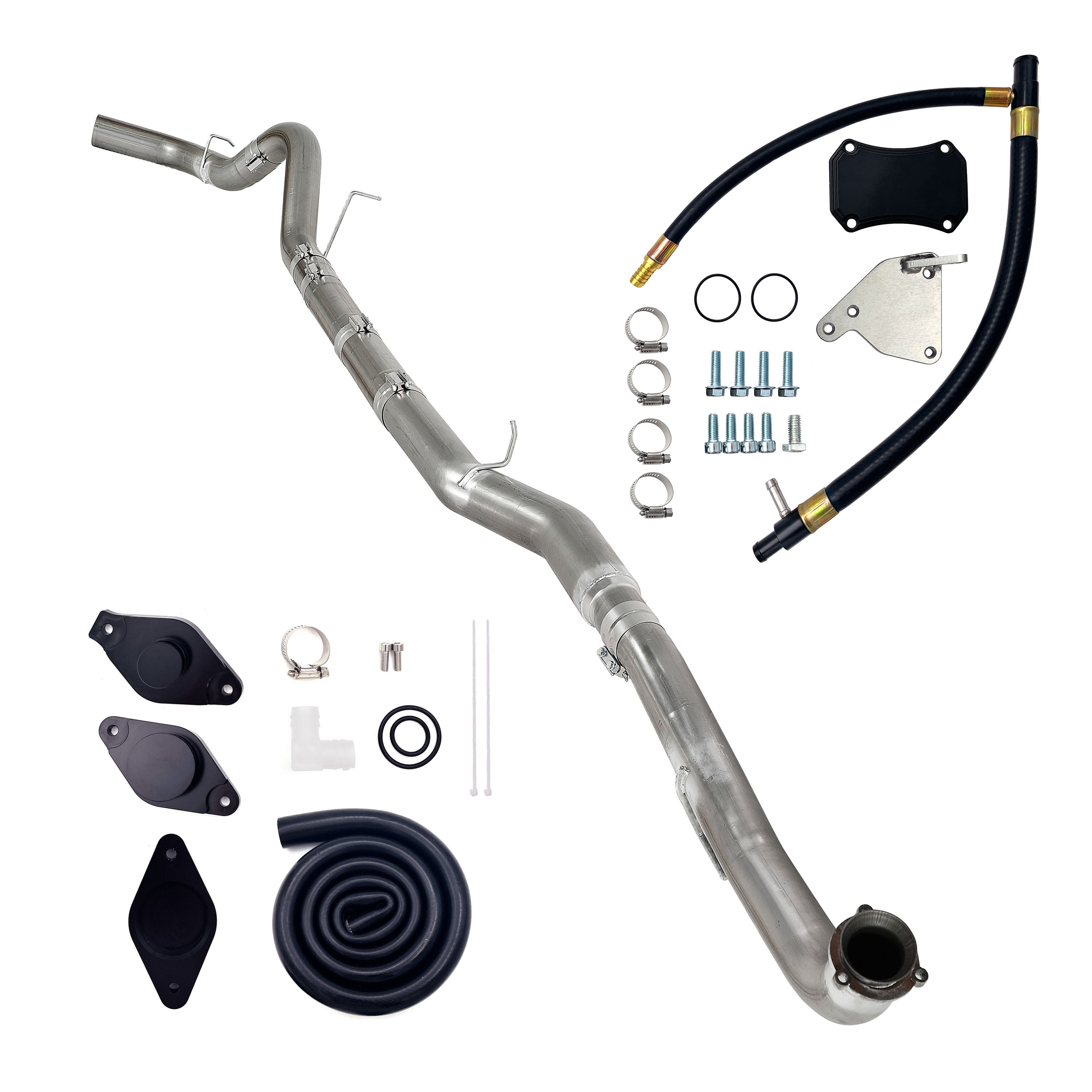 2015.5-2016 6.6L Duramax LML 5" DP-Back DPF delete Pipe/EGR/CCV Delete Kit