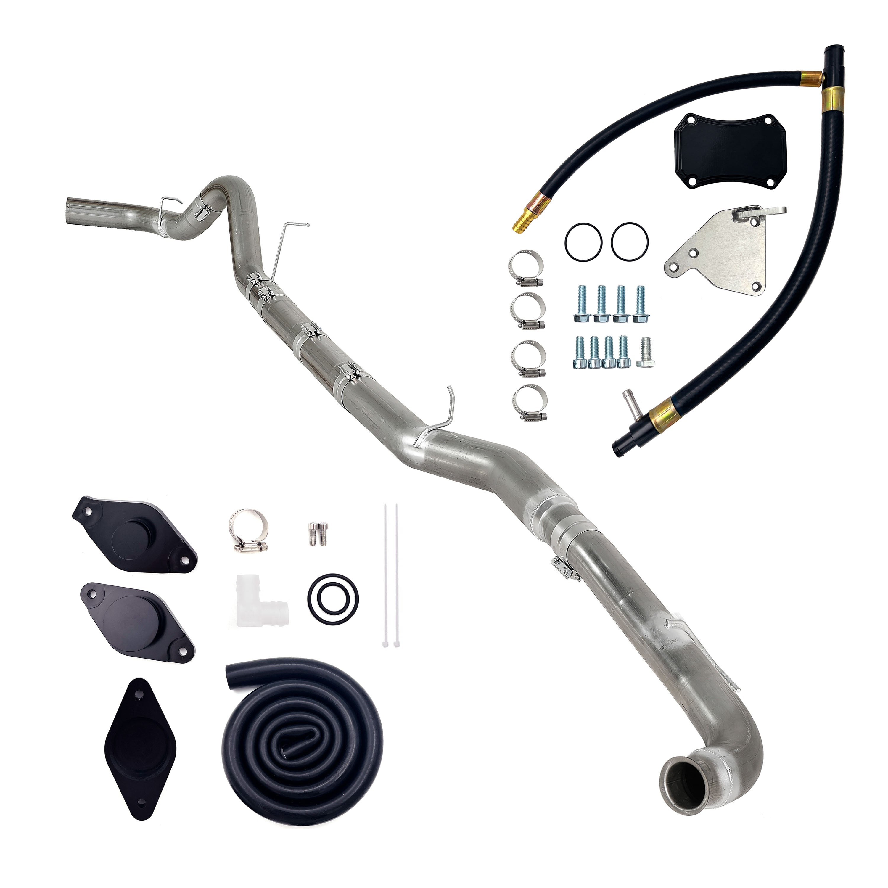 2011-2015.5 6.6L Duramax LML 4" DP-Back DPF delete Pipe & EGR/CC Delete Kit
