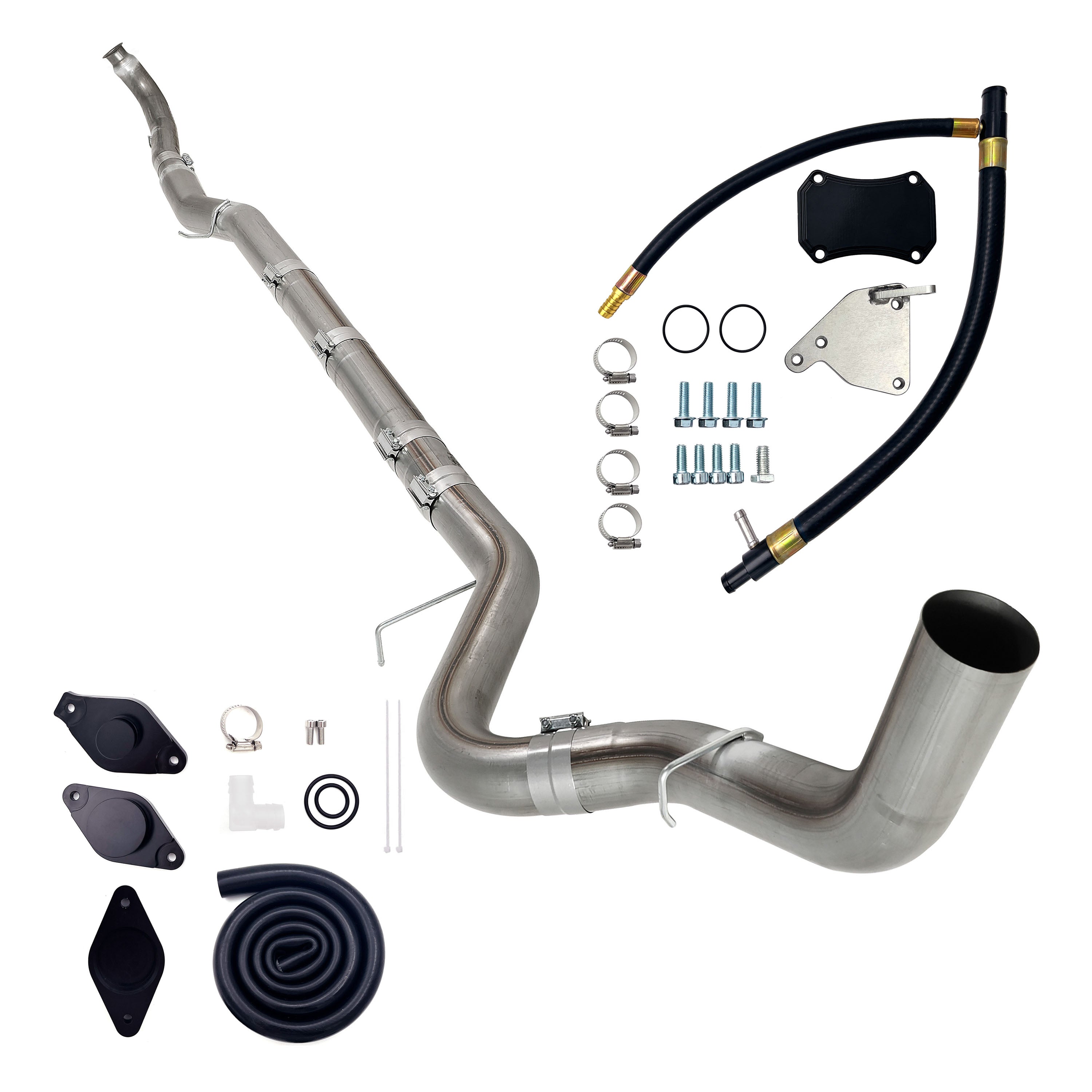 2011-2015.5 6.6L Duramax LML 5" DP-Back DPF delete Pipe & EGR Cooler Delete Kit