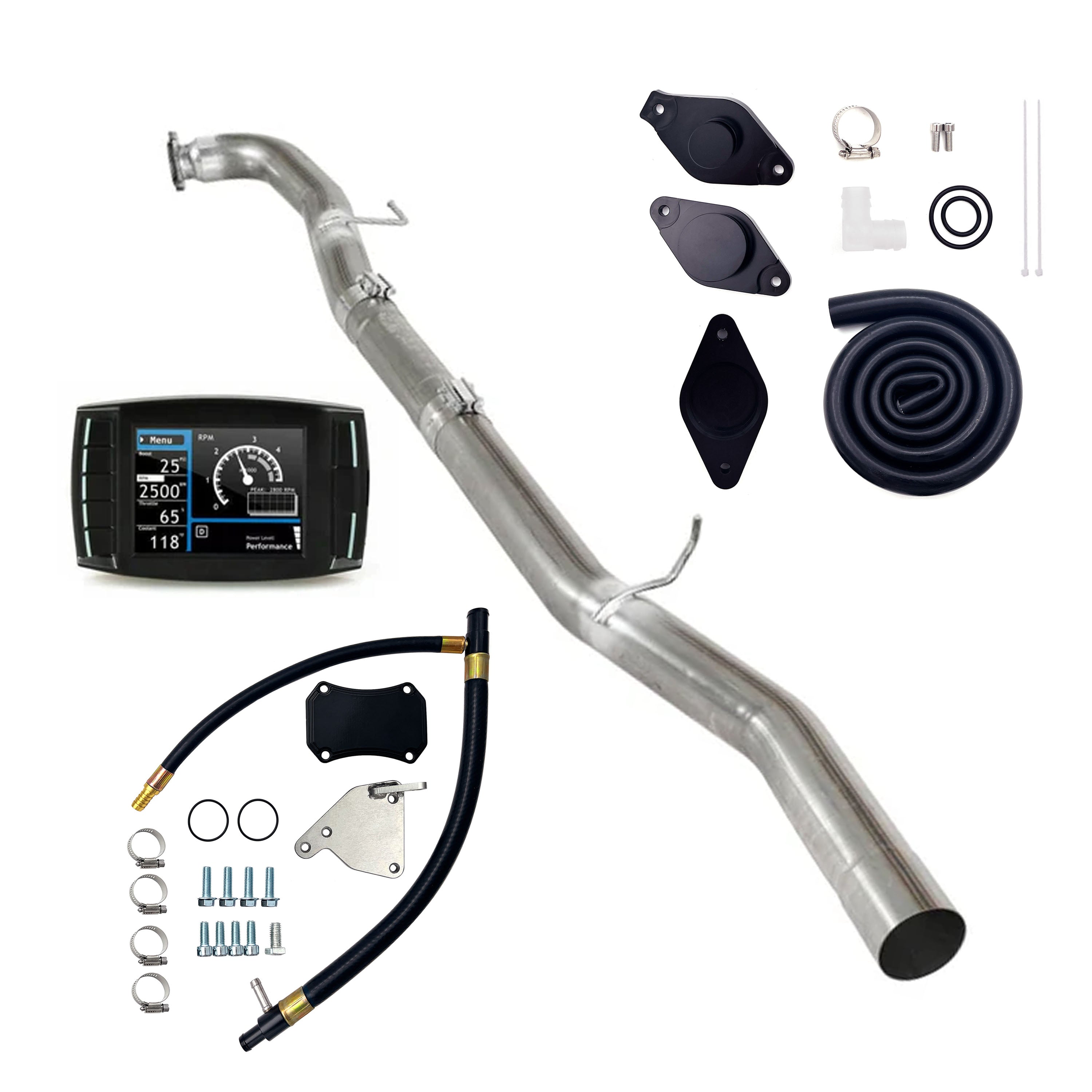 2015.5-2016 6.6L LML Duramax 4" DPF/DEF/EGR/CCV Delete Kit