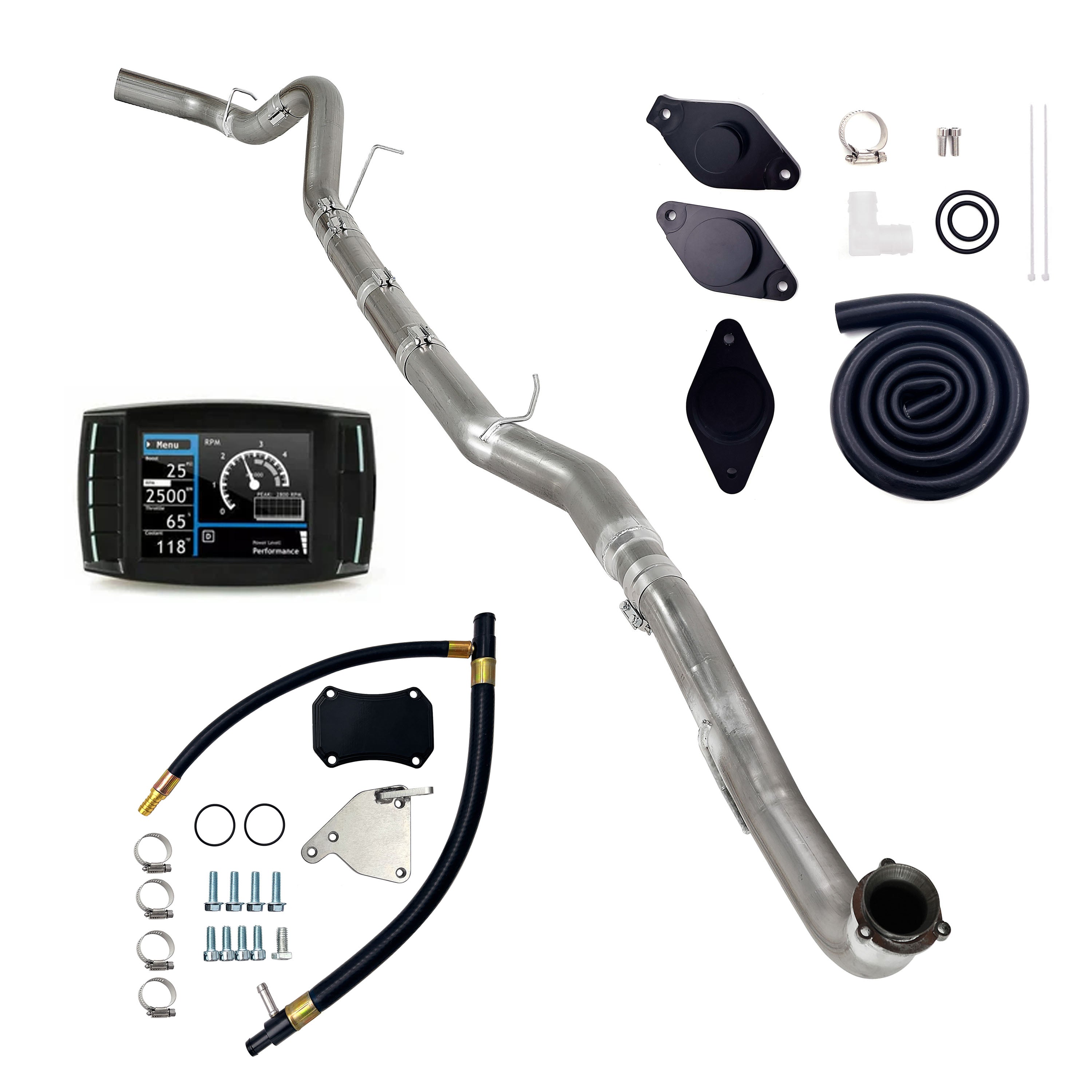 2015.5-2016 6.6L Duramax LML 5" DPF Pipe/EGR/DEF/CCV Delete Kit