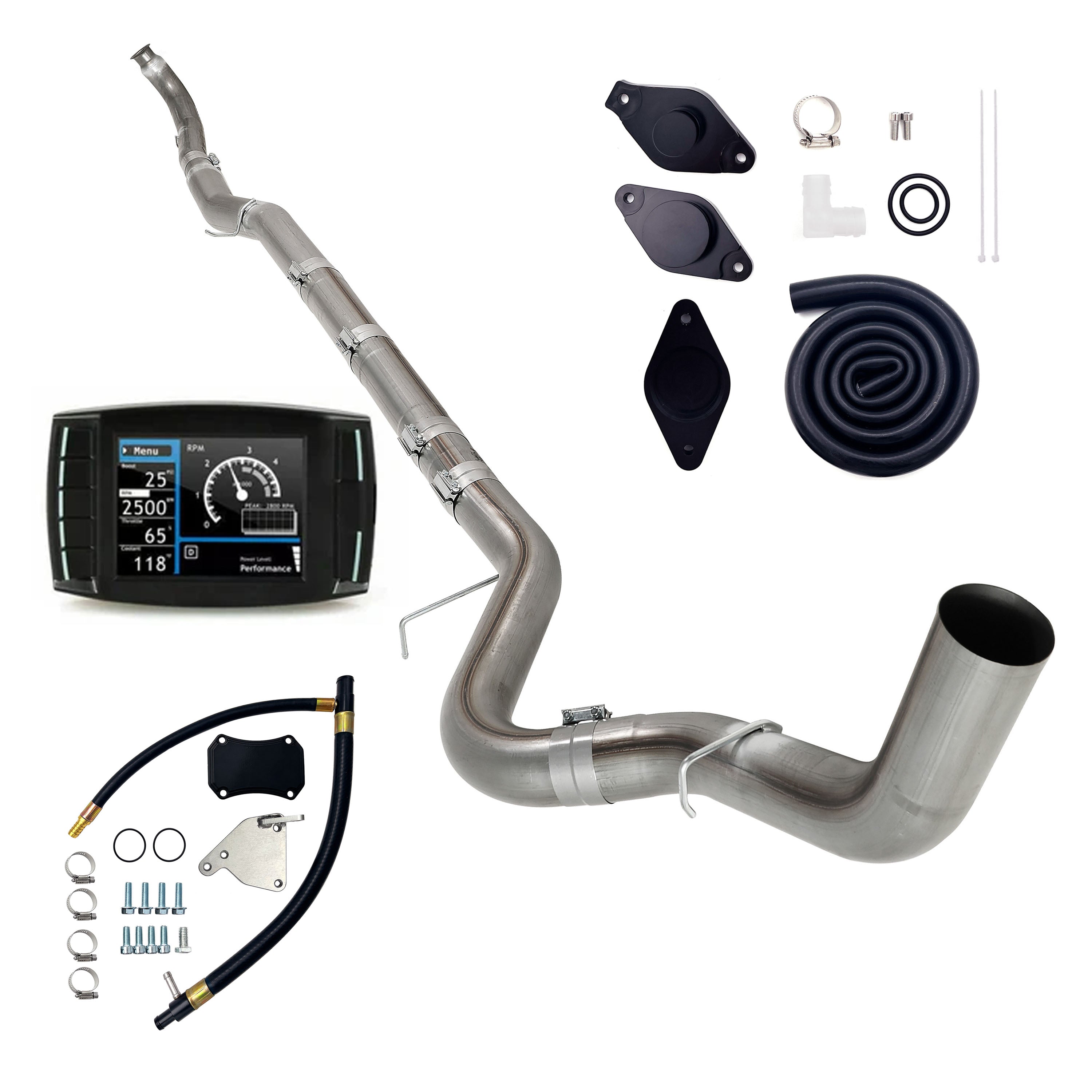 2011-2015.5 6.6L Duramax LML 5" DPF/EGR/DEF/CCV Delete Kit