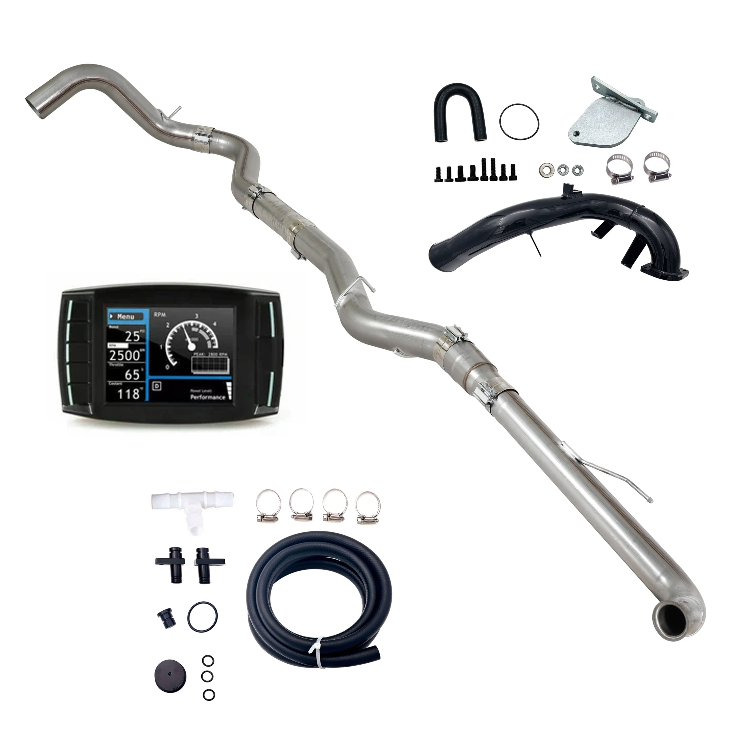 2007.5-2010 6.6L Duramax LMM 5" DPF/EGR/CCV Delete All-in-One Kit