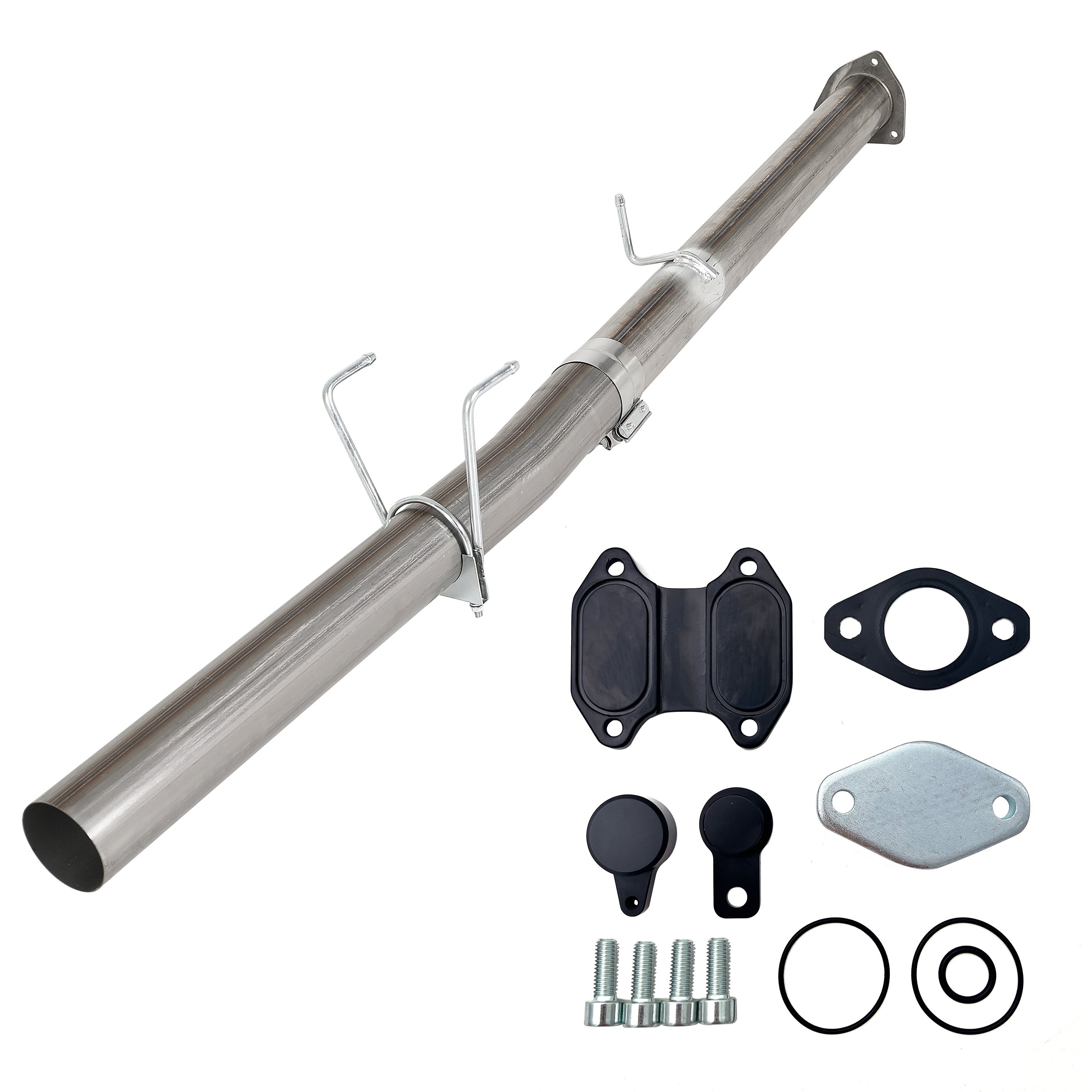2013-2018 6.7L Ram Cab & Chassis 4" DPF Pipe & EGR Valve Delete Kit