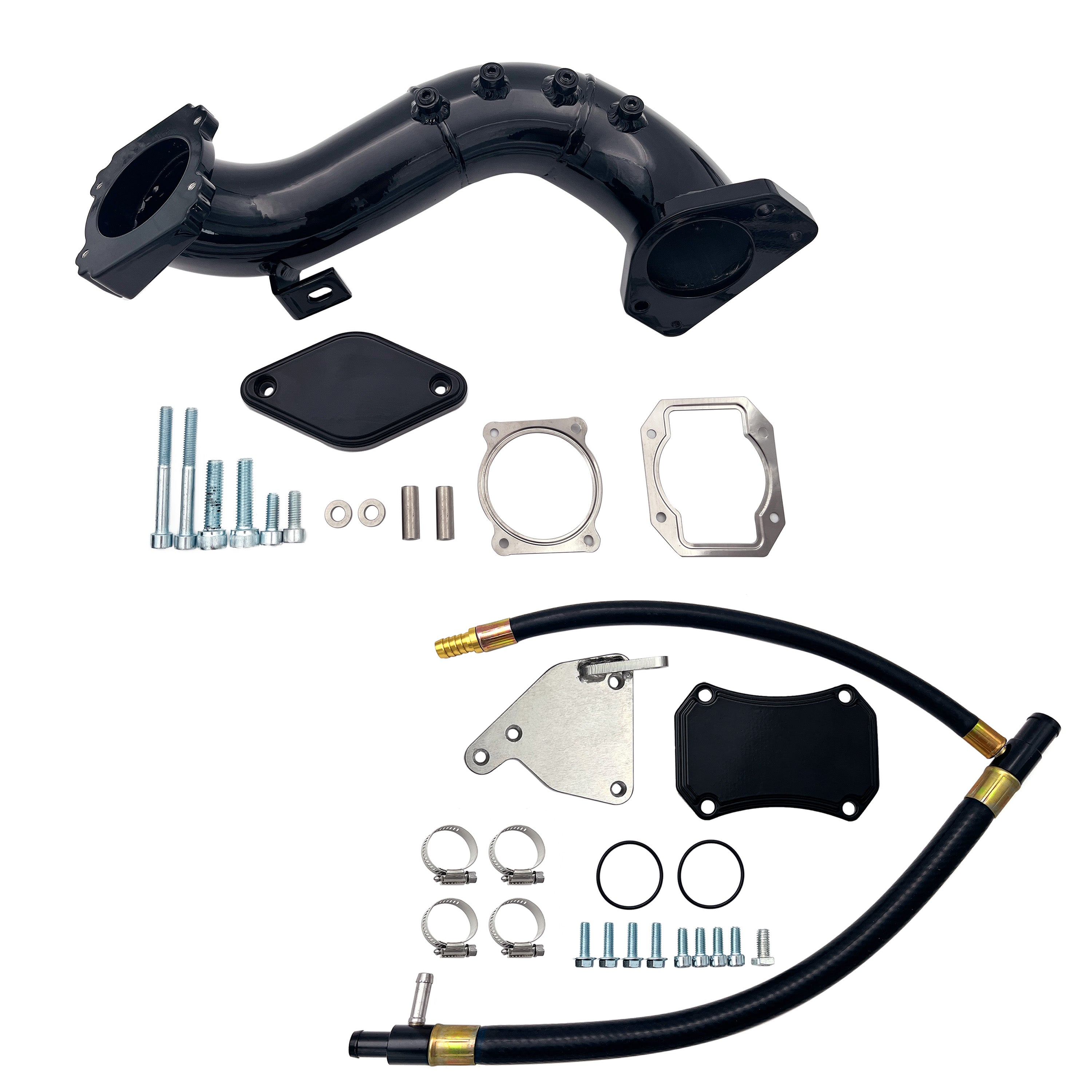 2011-2015 6.6L Duramax LML Diesel Intake Elbow Bridge & EGR Cooler Delete Kit