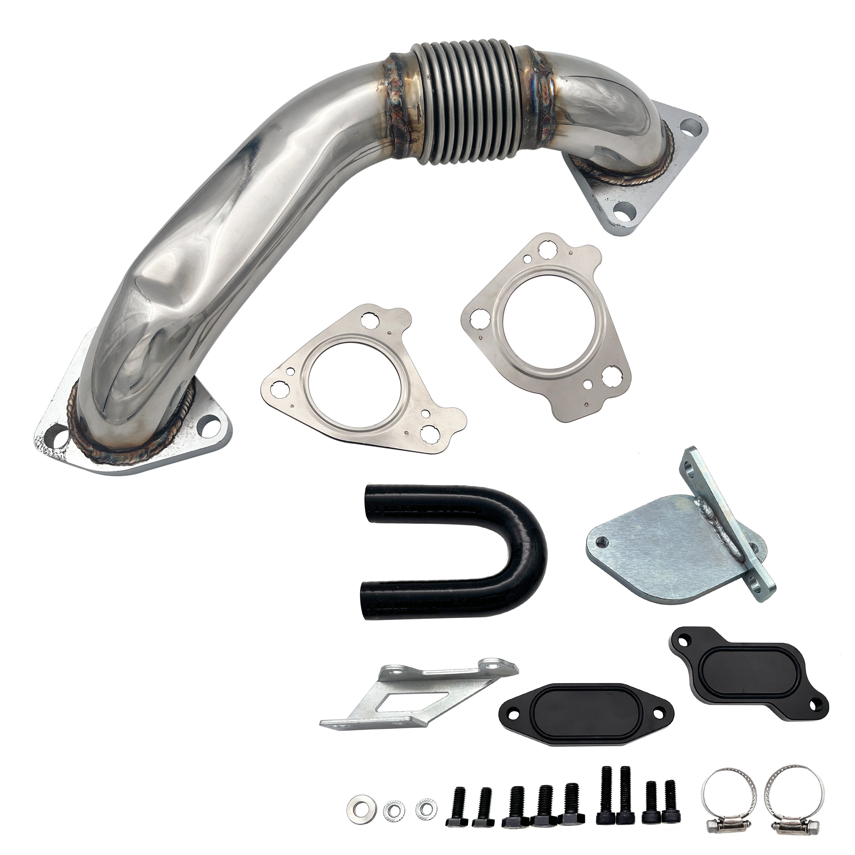 2007.5-2010 6.6L Duramax LMM Passenger Up Pipe & EGR Delete Kit