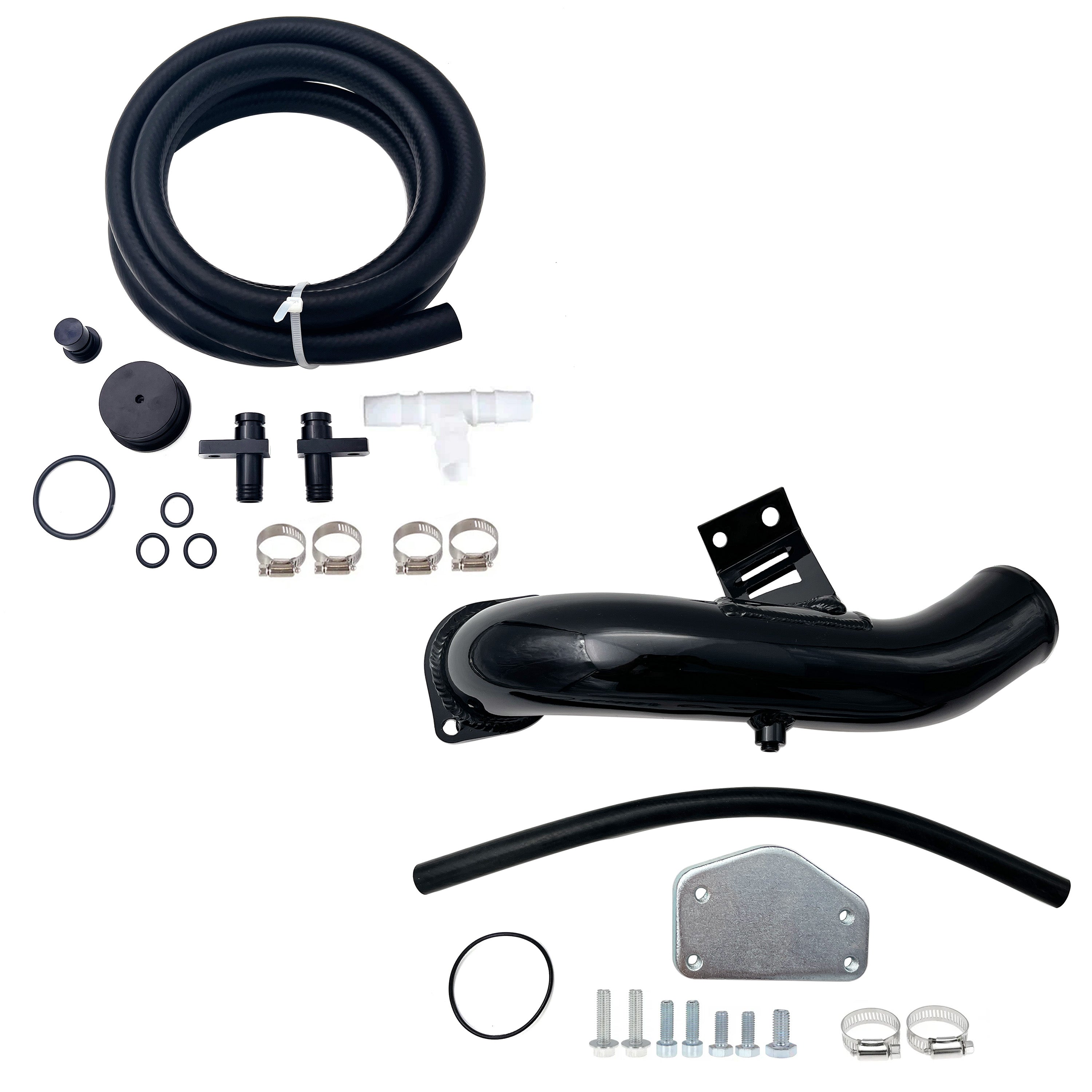 2004-2005 6.6L Duramax LLY CCV PCV Reroute & EGR Delete Kit