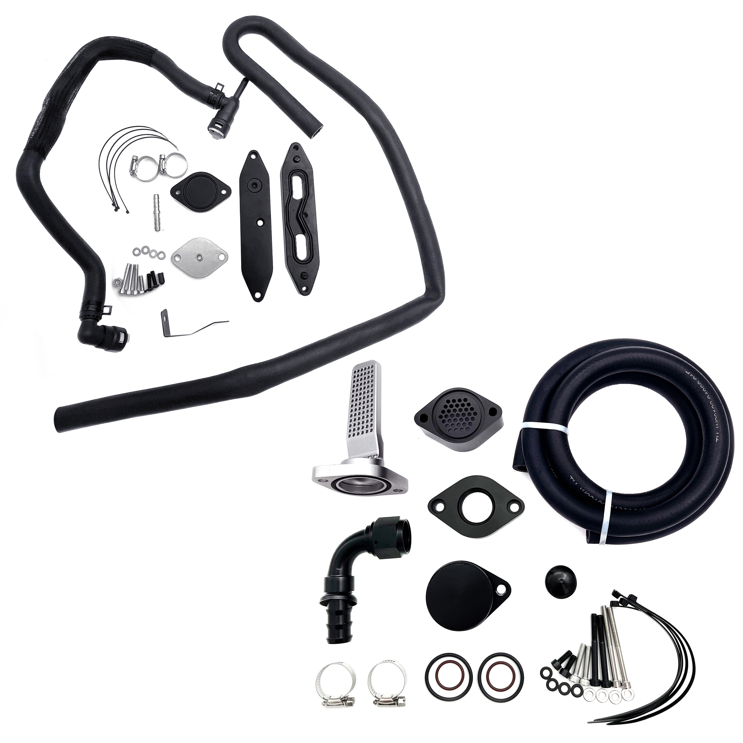 2011-2019 6.7L Ford Powerstroke 4" DPF/DEF/EGR/CCV Delete All-in-One Kit