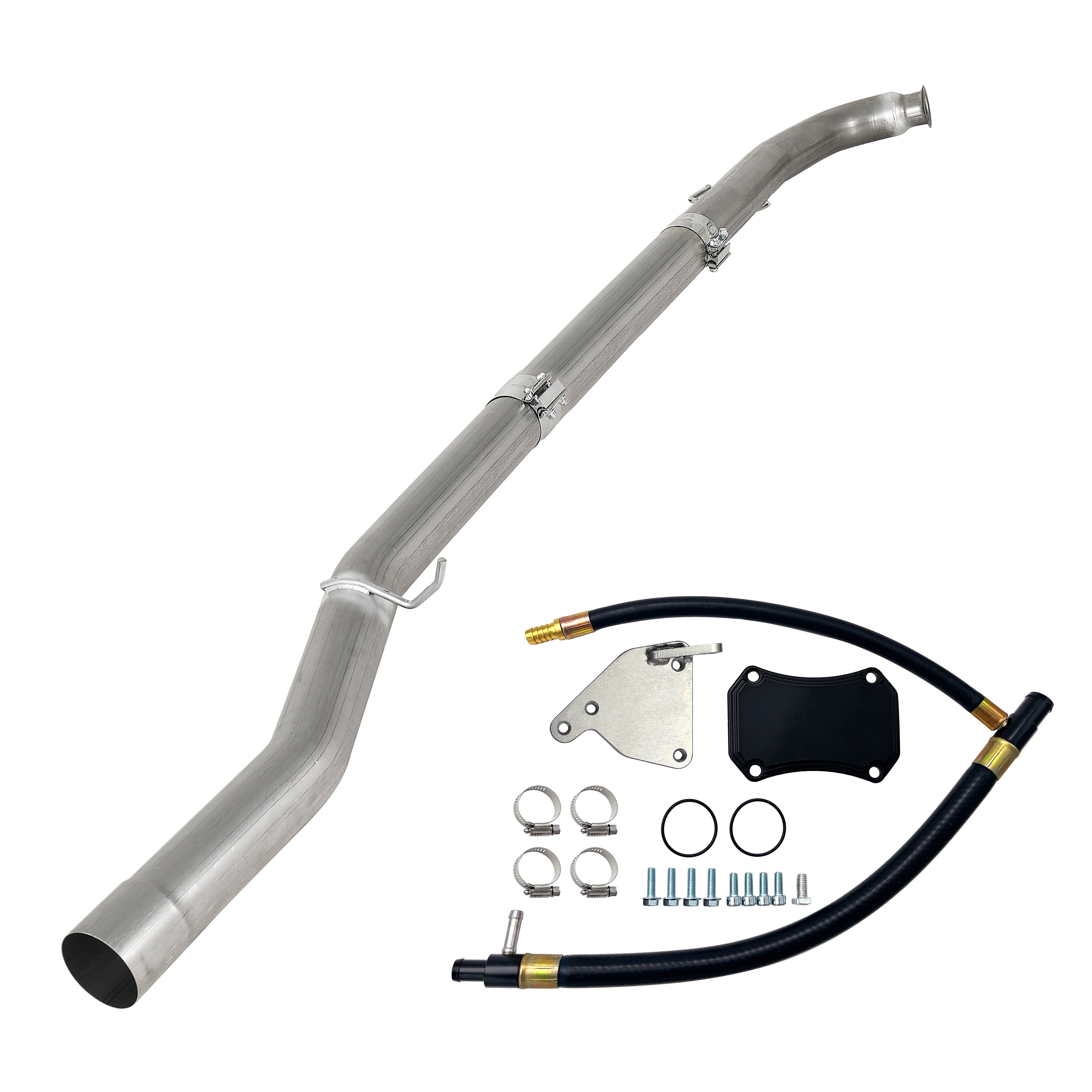 2011-2015.5 6.6L Duramax LML 4" DPF & CAT Delete Pipe & EGR Cooler Delete Kit