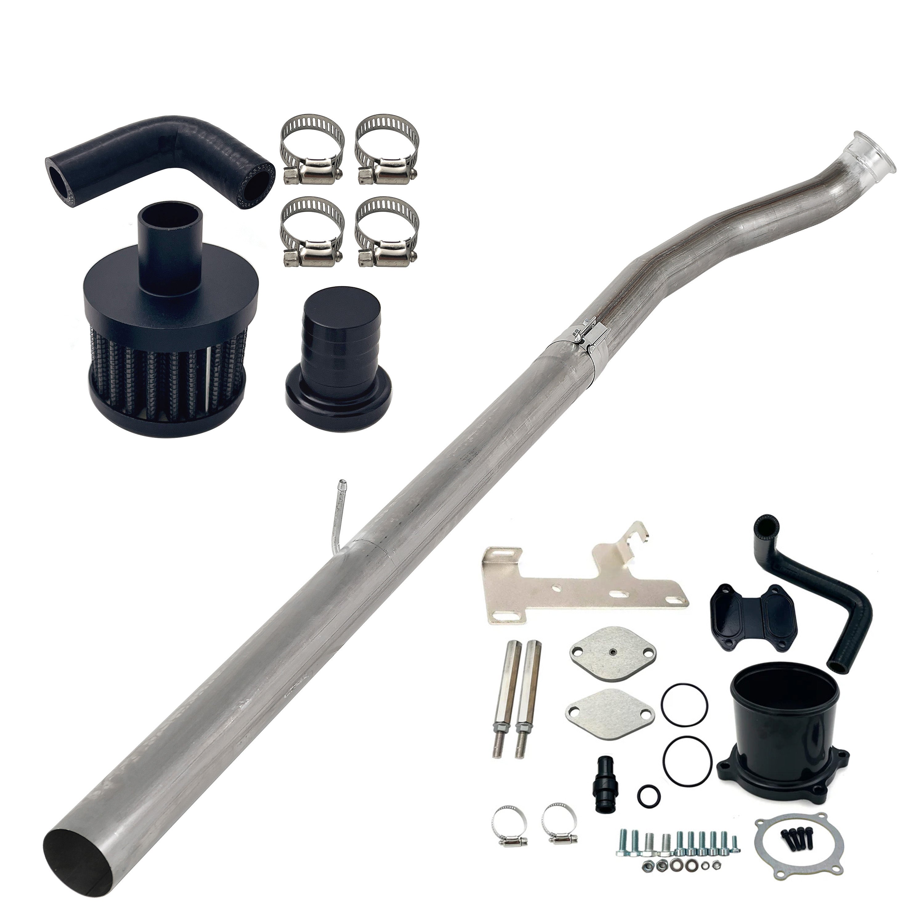 2010-2012 6.7L Ram 4" DPF Delete Pipe & EGR cooler Delete Kit
