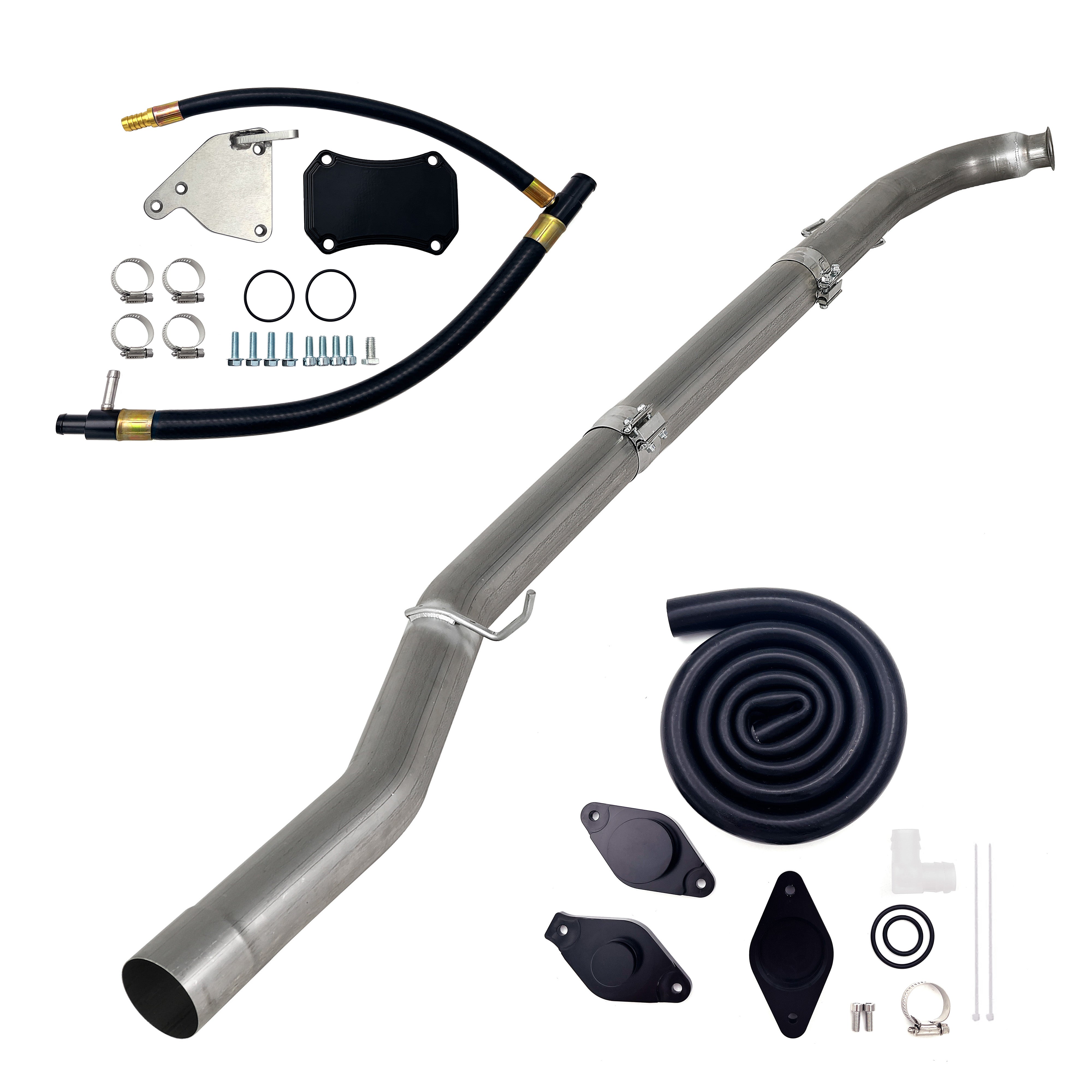 2011-2015 6.6L Duramax LML 4" DPF & CAT/CCV/EGR Delete Kit