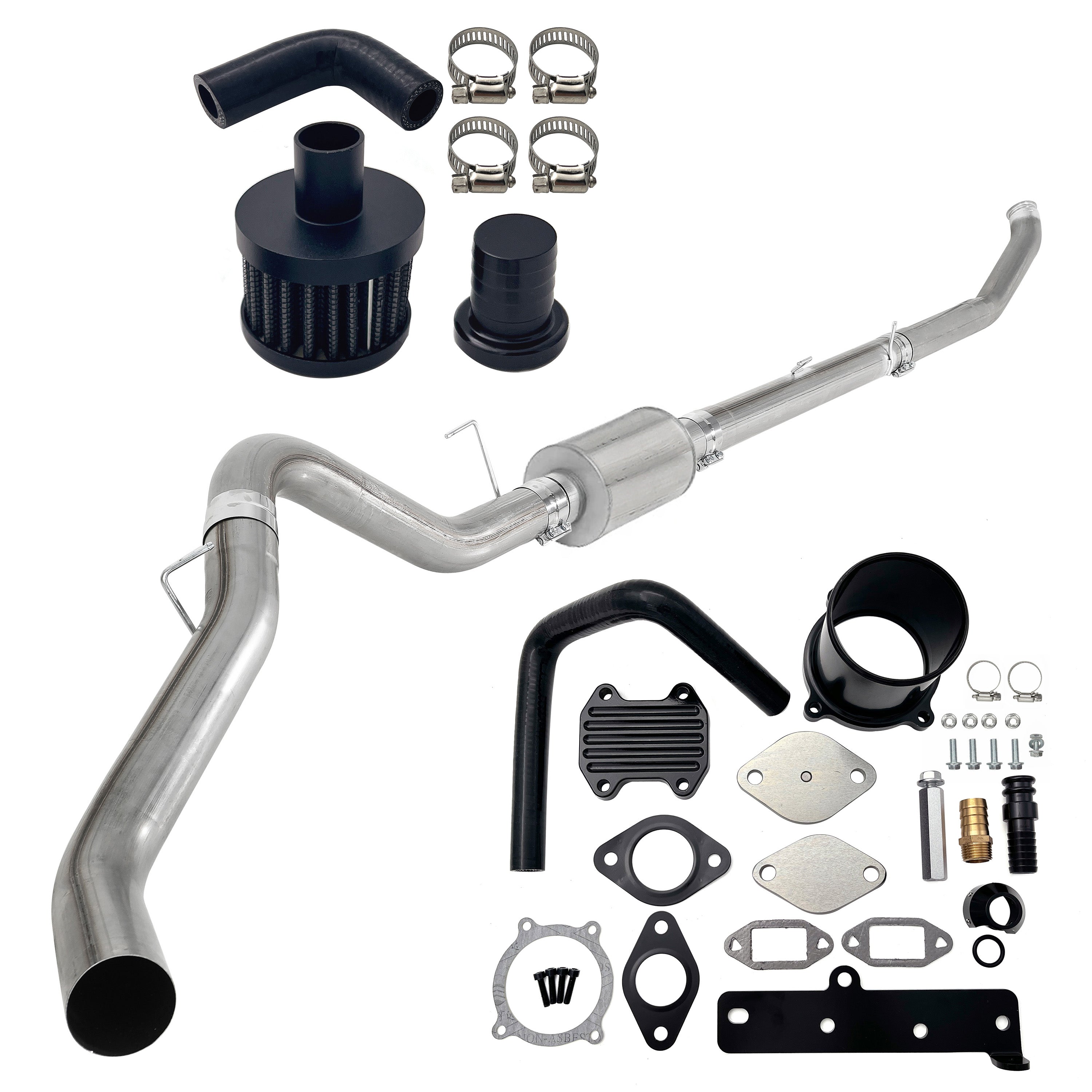 2013-2018 6.7L RAM 5" Turbo Back DPF/CCV/EGR Cooler Delete Kit