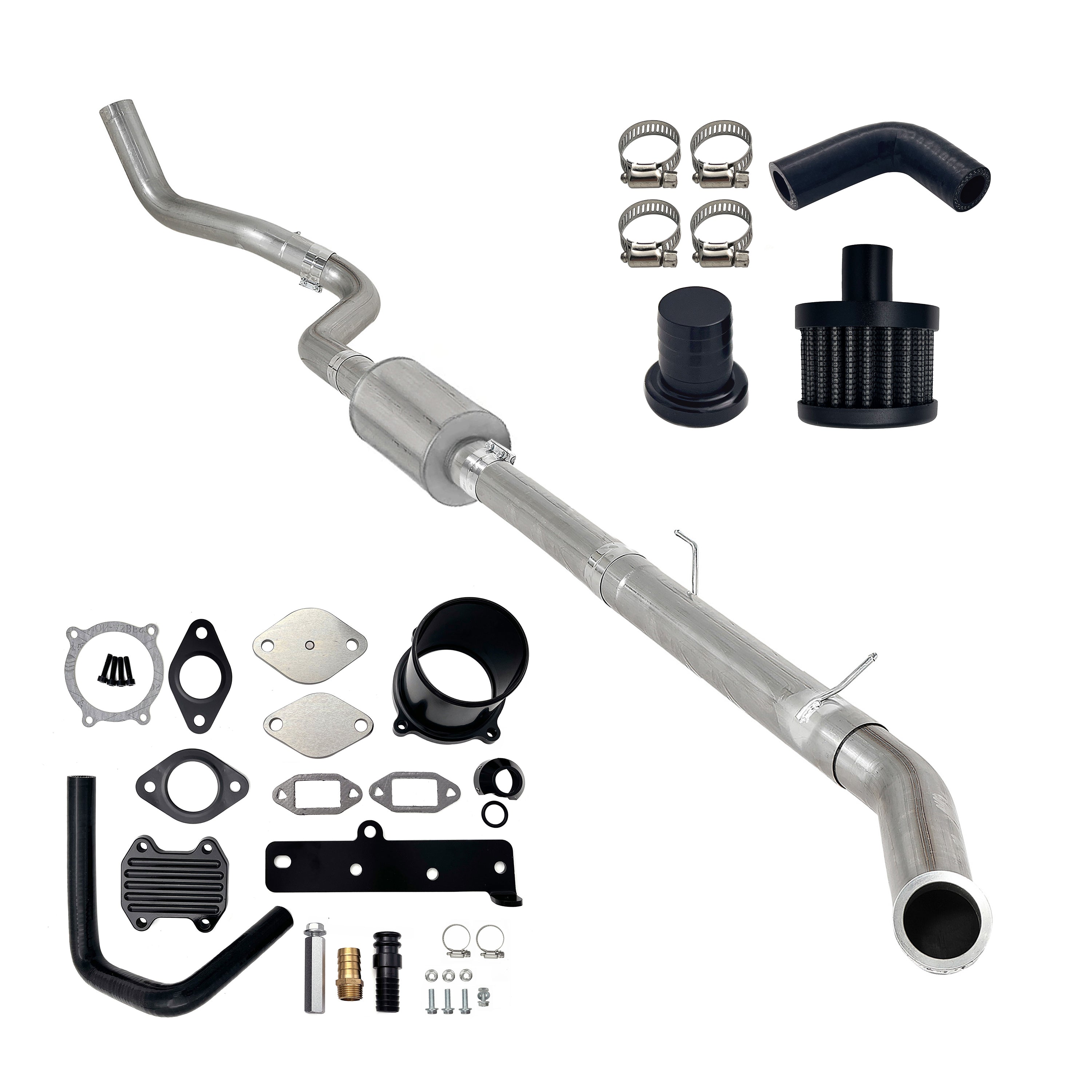 2013-2018 6.7L RAM 5" Turbo Back DPF/CCV/EGR Cooler Delete Kit