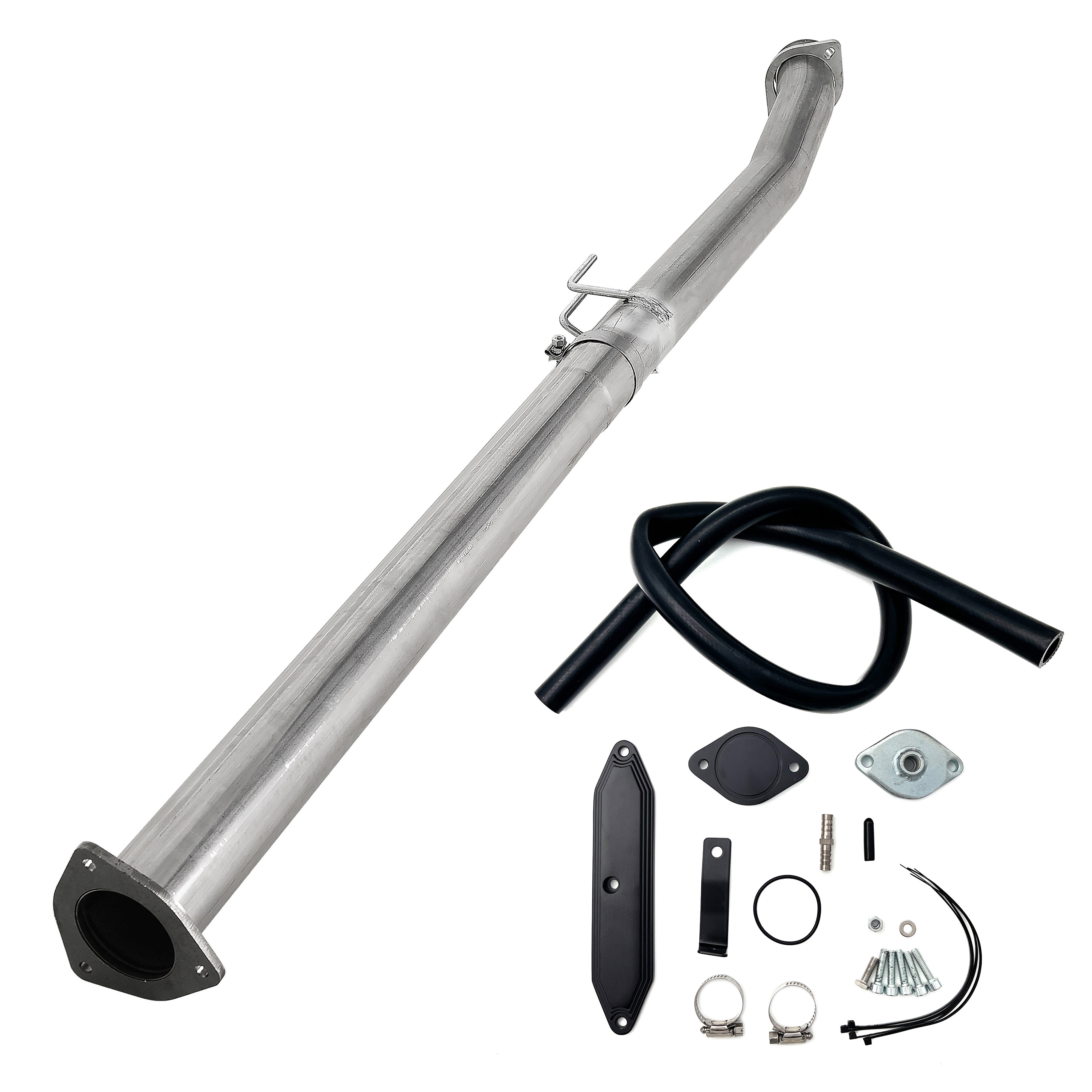 2011-2023 6.7L Ford 4" Cat & DPF Delete Pipe Exhaust & EGR Cooler Delete Kit