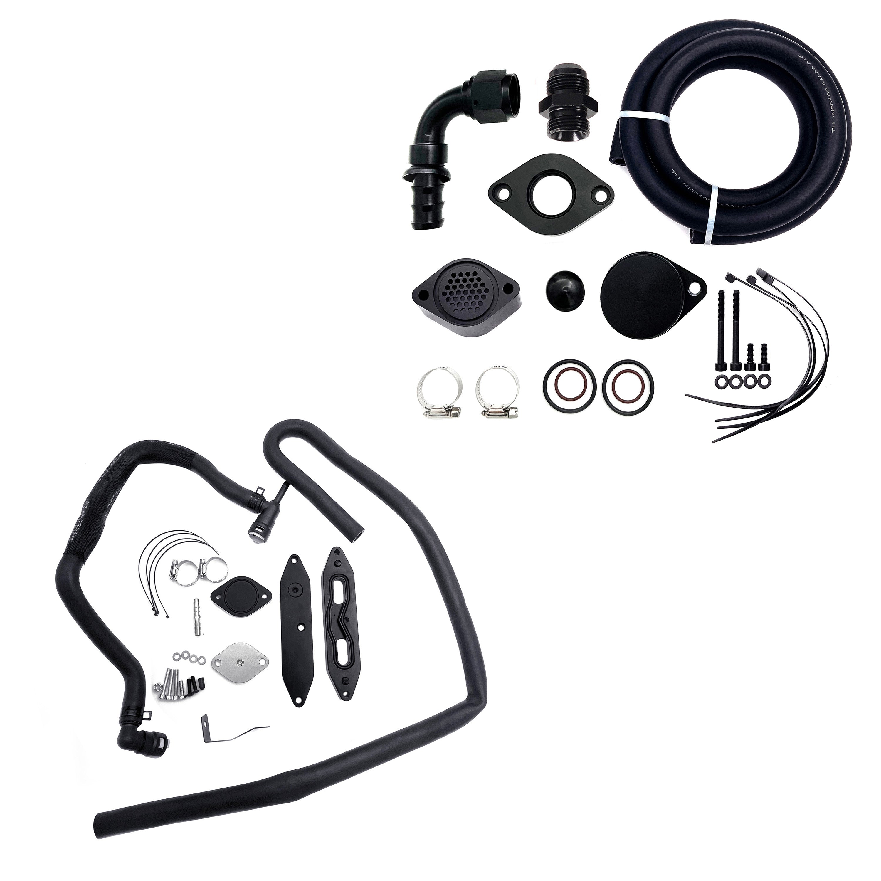 2011-2023 6.7L Ford Powerstroke CCV Reroute Ventilation EGR Delete Kit