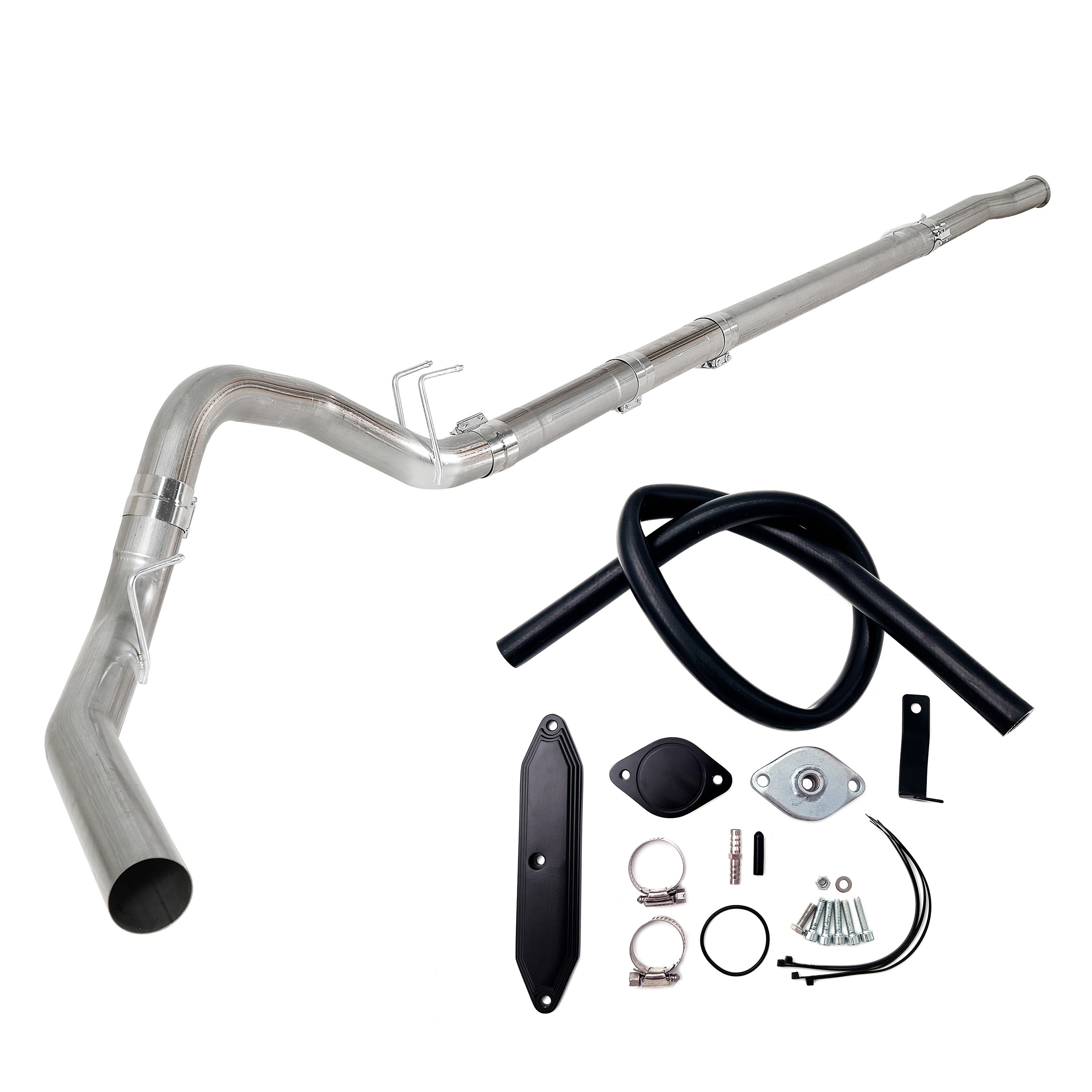 2011-2022 6.7L Ford Powerstroke 4"/5" Dp-Back DPF Delete Pipe & EGR Delete