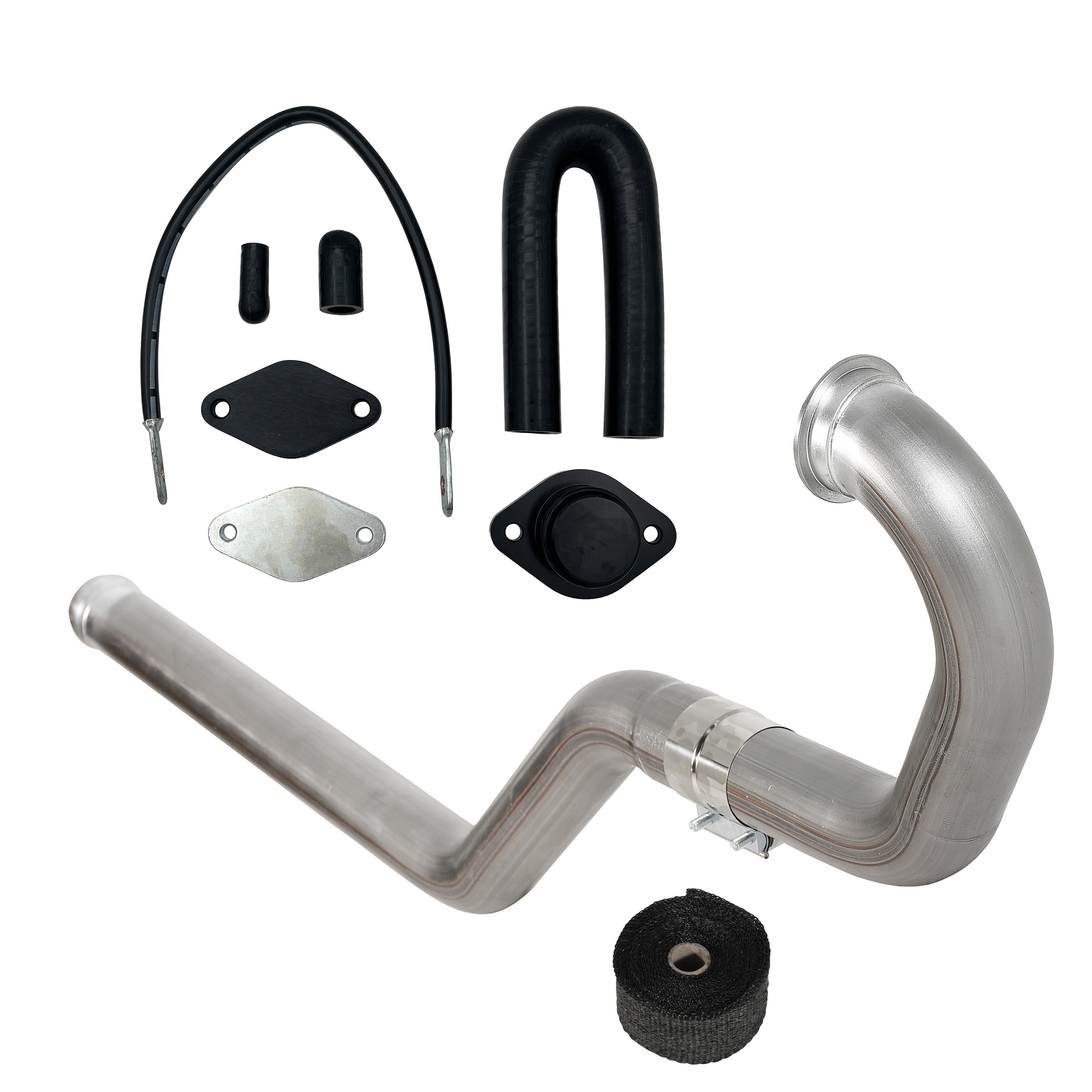 2020-2022 3.0L LM2 Duramax 3" Turbo Back DPF Delete Pipe & EGR Delete kit