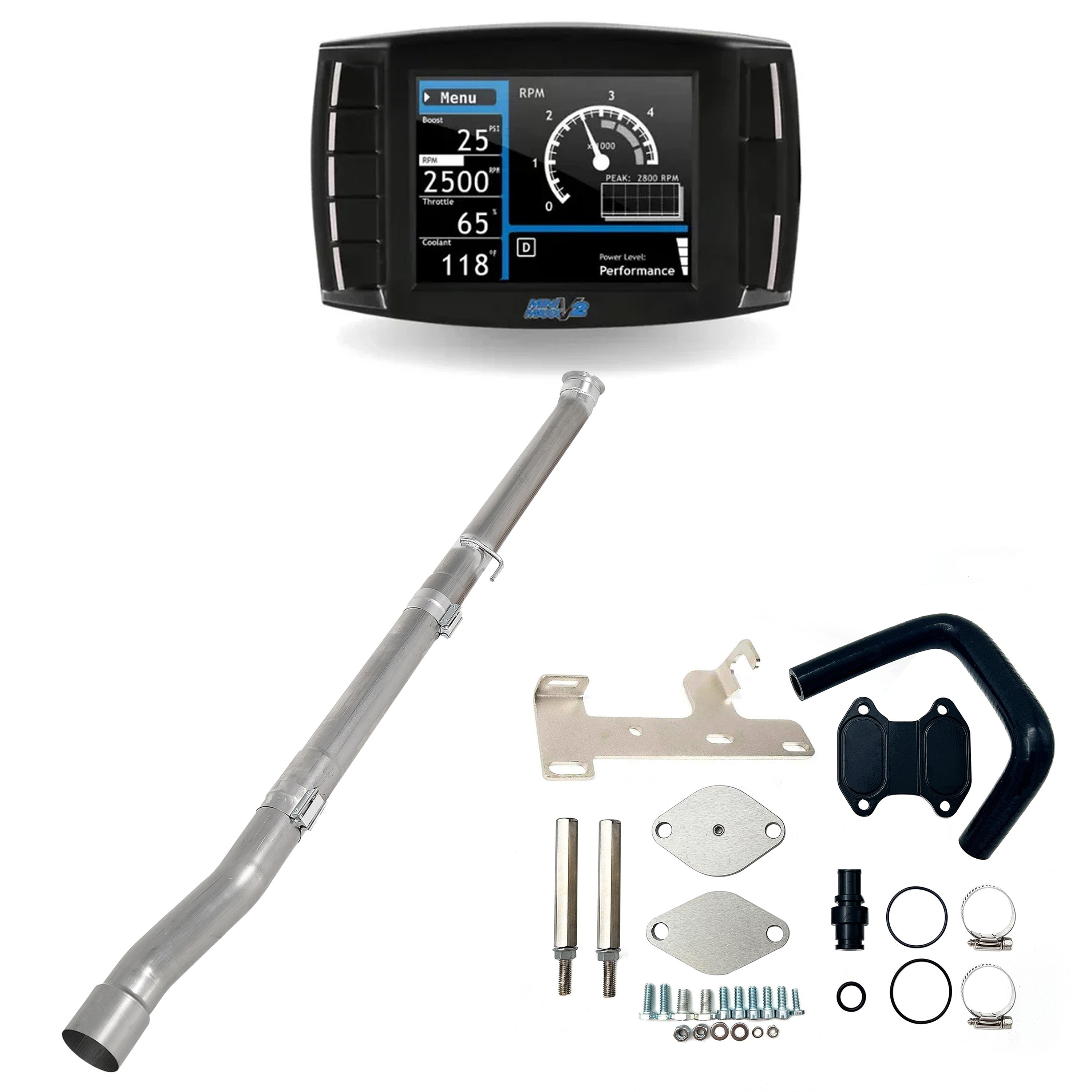 2019-2021 6.7L Ram 4"/5" DPF/EGR/DEF Delete All-in-one kit