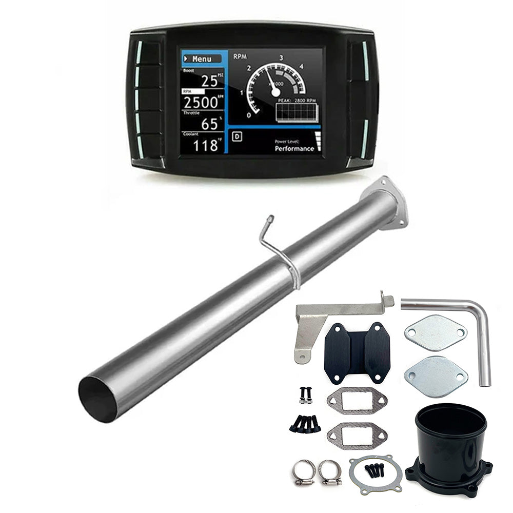 2007-2009 6.7L Ram 4" DPF/DEF/EGR Delete All-in-One Kit