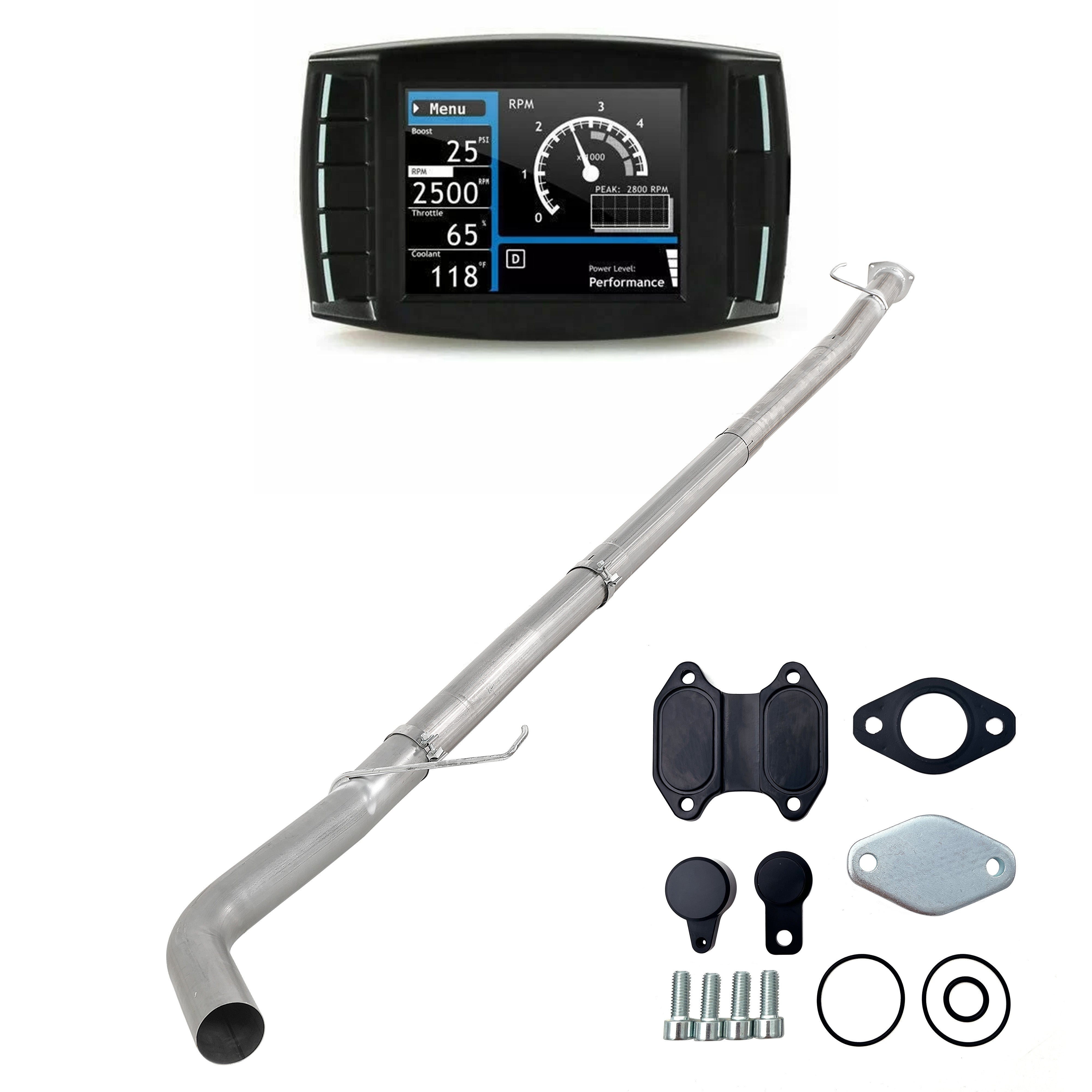 2013-2018 6.7 Ram Cab & Chassis 4" DPF/DEF/EGR Delete Kit