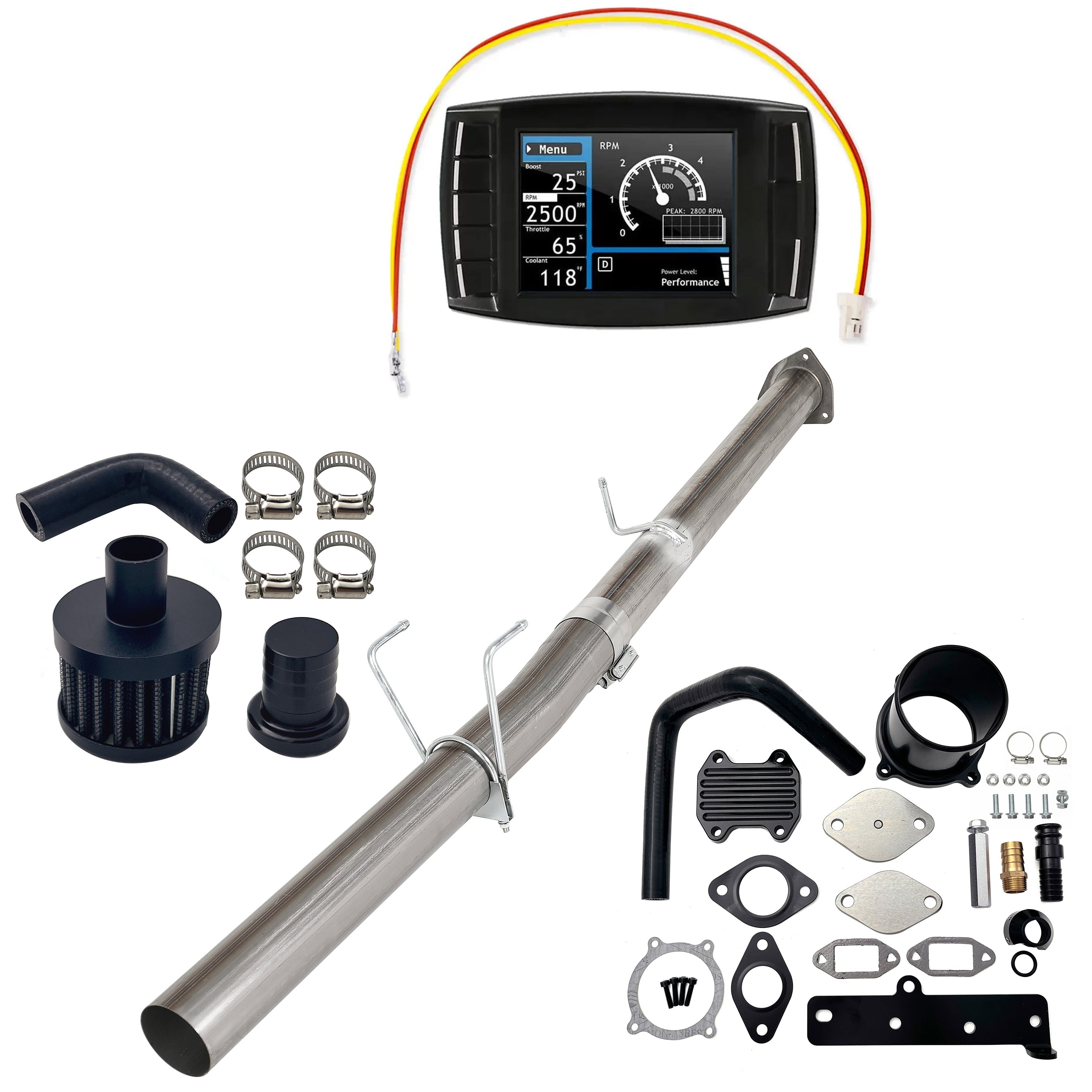 2013-2018 6.7L Ram 4" DPF/EGR/CCV Delete All-in-One Kit