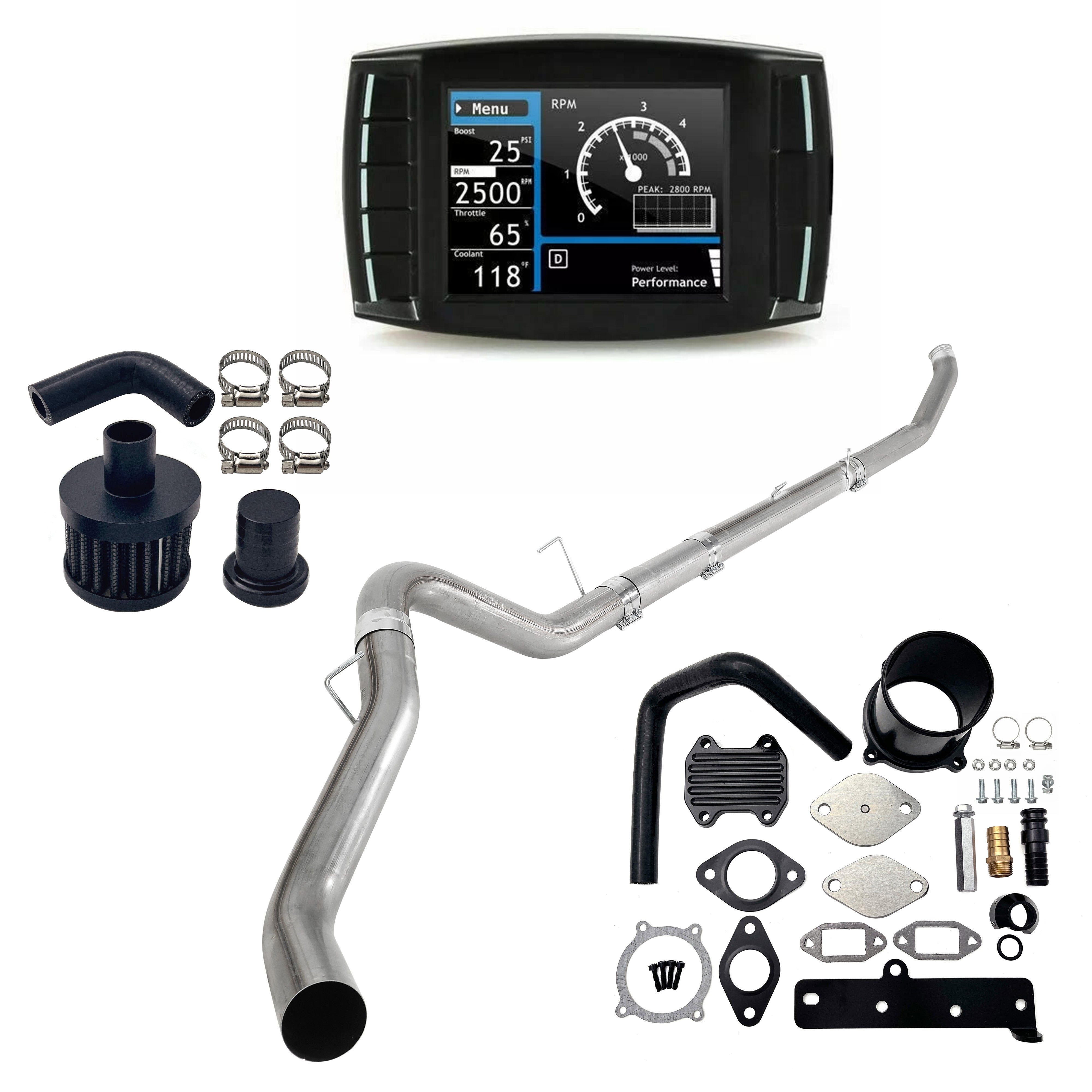 2013-2018 6.7L Ram 5" DPF/EGR/CCV Delete All-in-One Kit