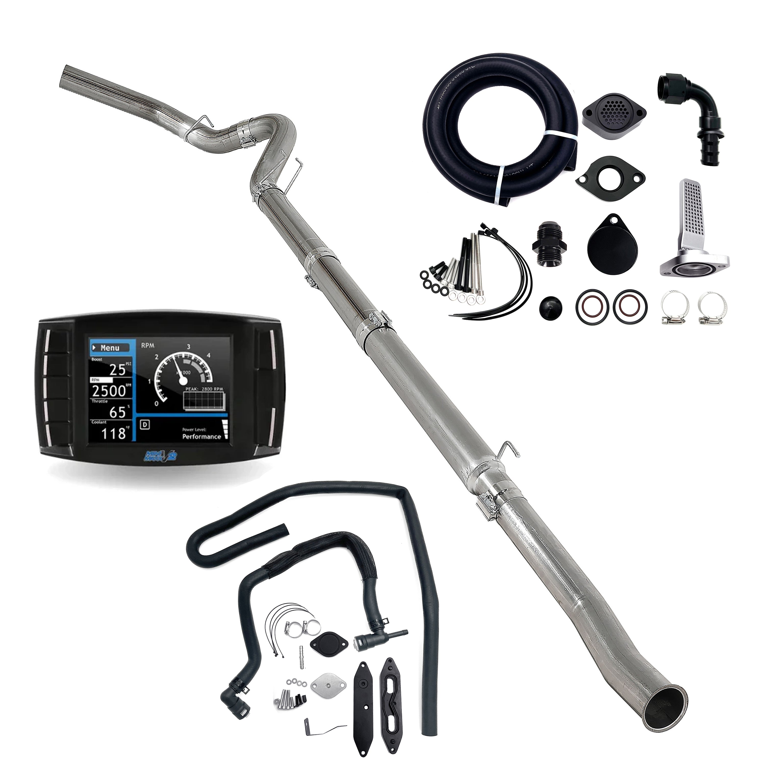 2011-2019 6.7L Ford Powerstroke 5" DPF/EGR/DEF/CCV Delete Kit