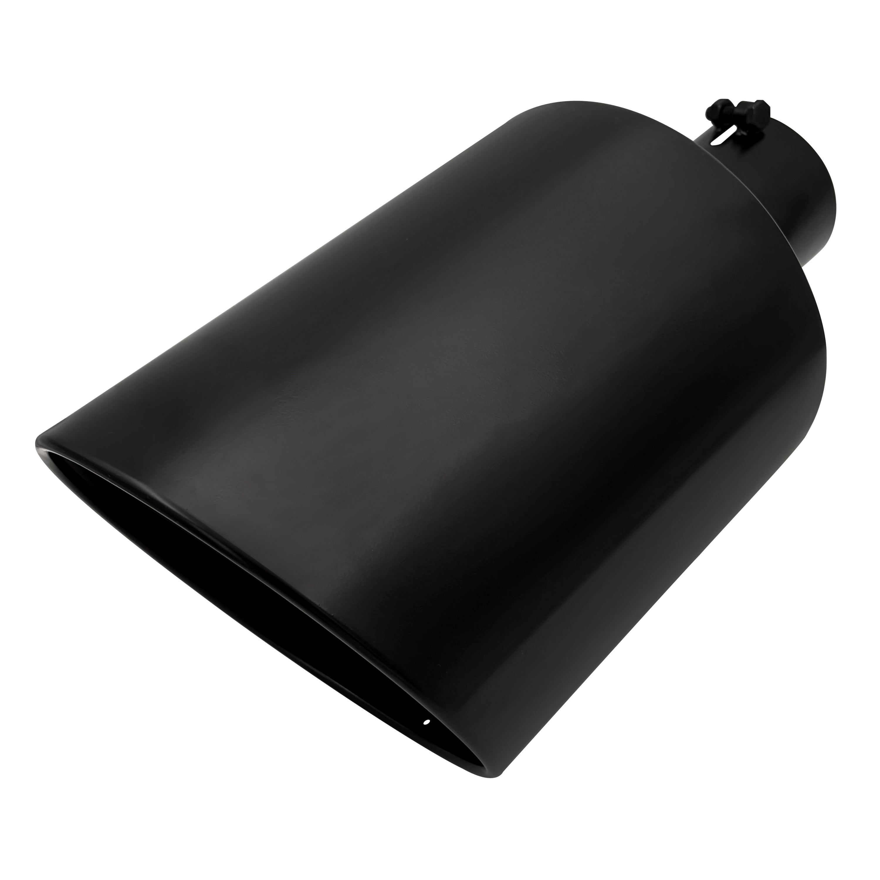 4" Inlet 10" Outlet 18" Length Bolt-On Exhaust Tip Black