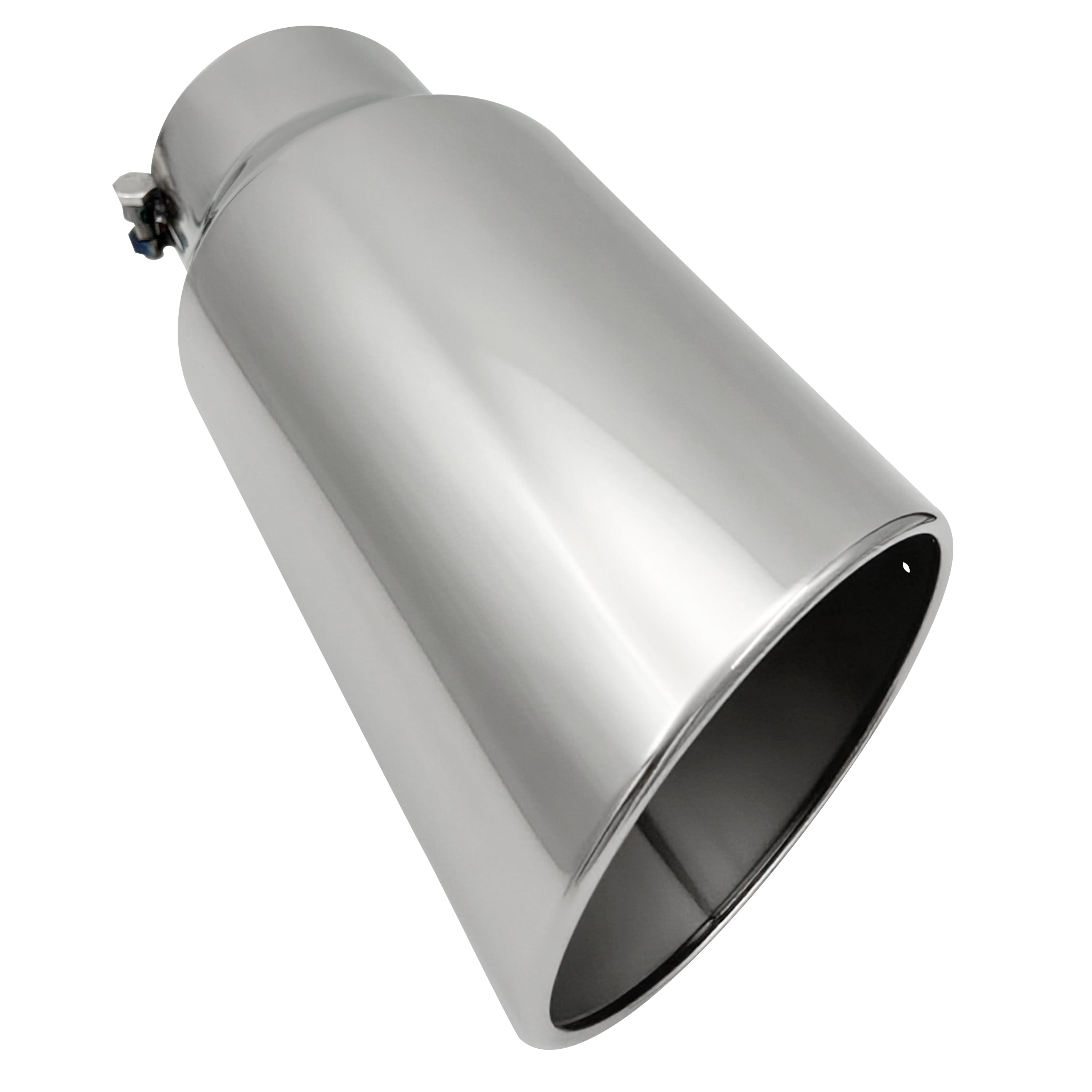 5" Inlet 7" Outlet 15" Length Bolt-On Stainless Steel Exhaust Tip