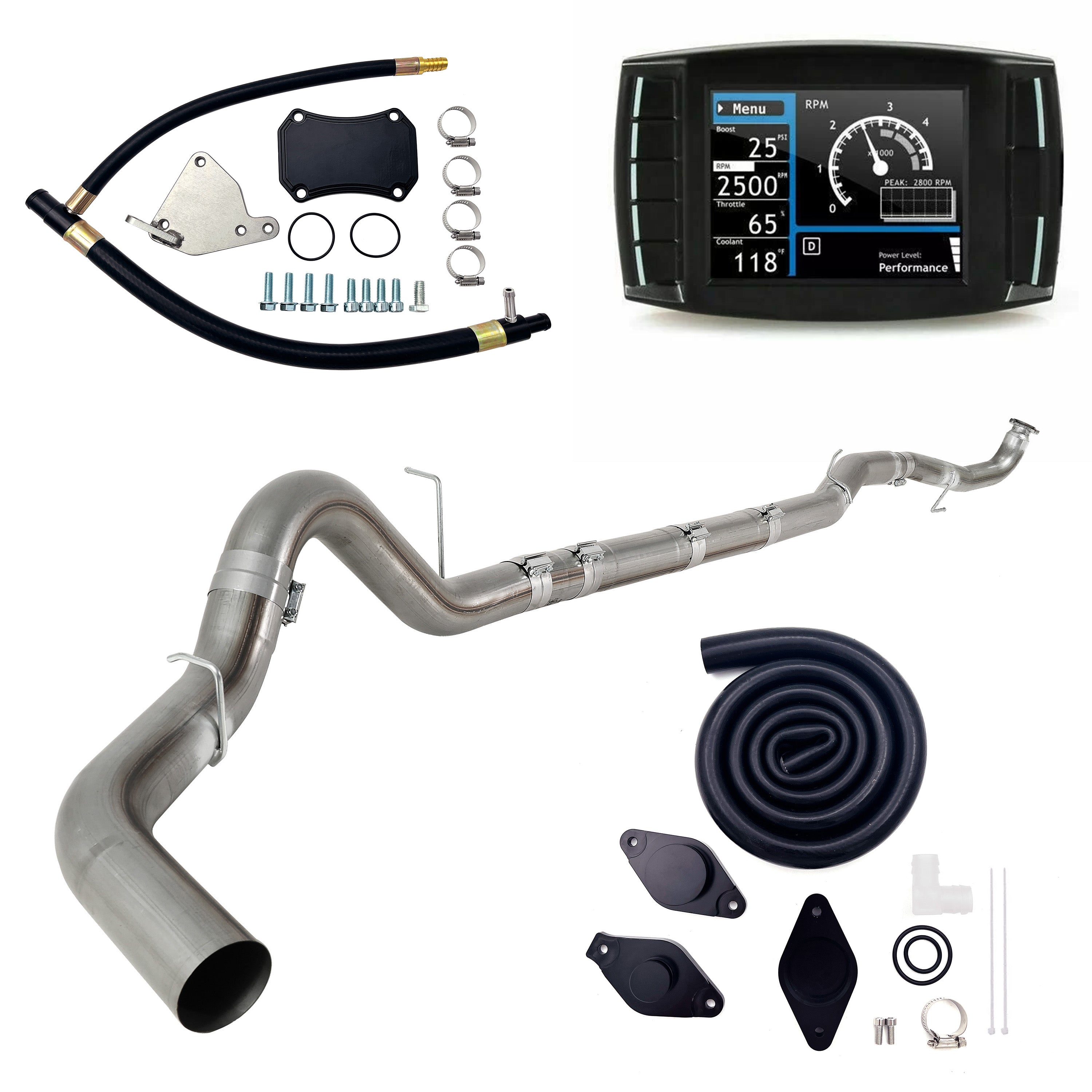 2015.5-2016 6.6L Duramax LML 5" DPF Pipe/EGR/DEF/CCV Delete Kit